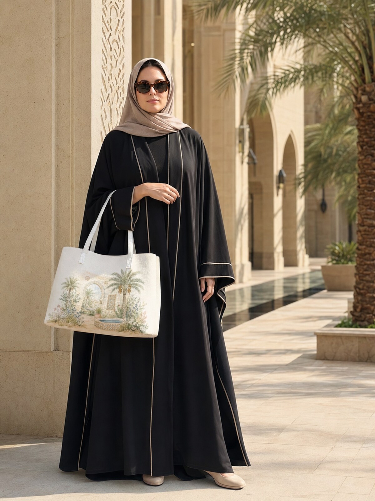 Multi Printed Tote 