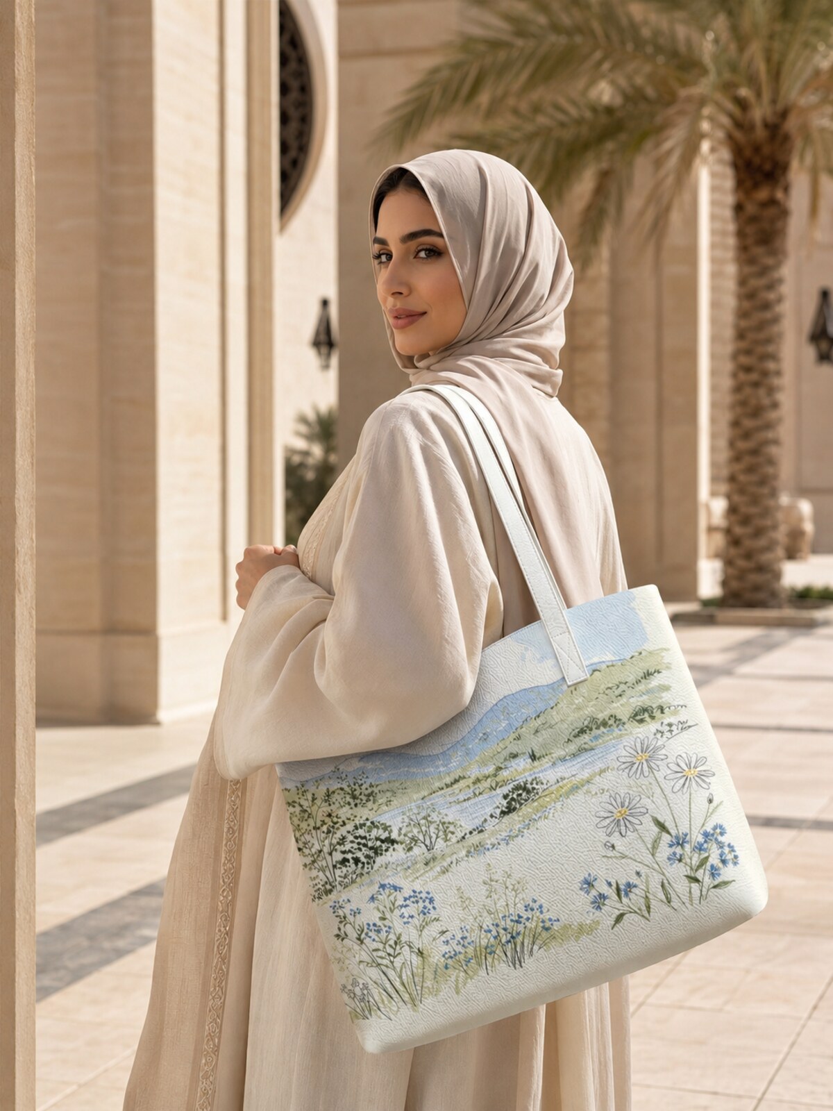 Multi Printed Tote 