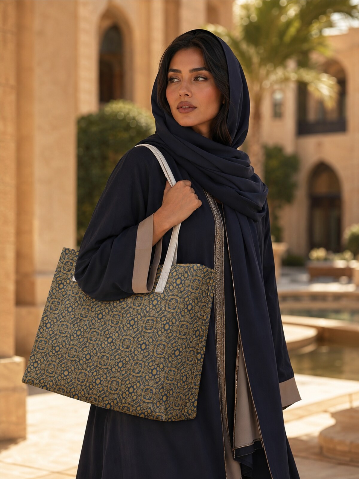 Multi Printed Shoulder Bag 