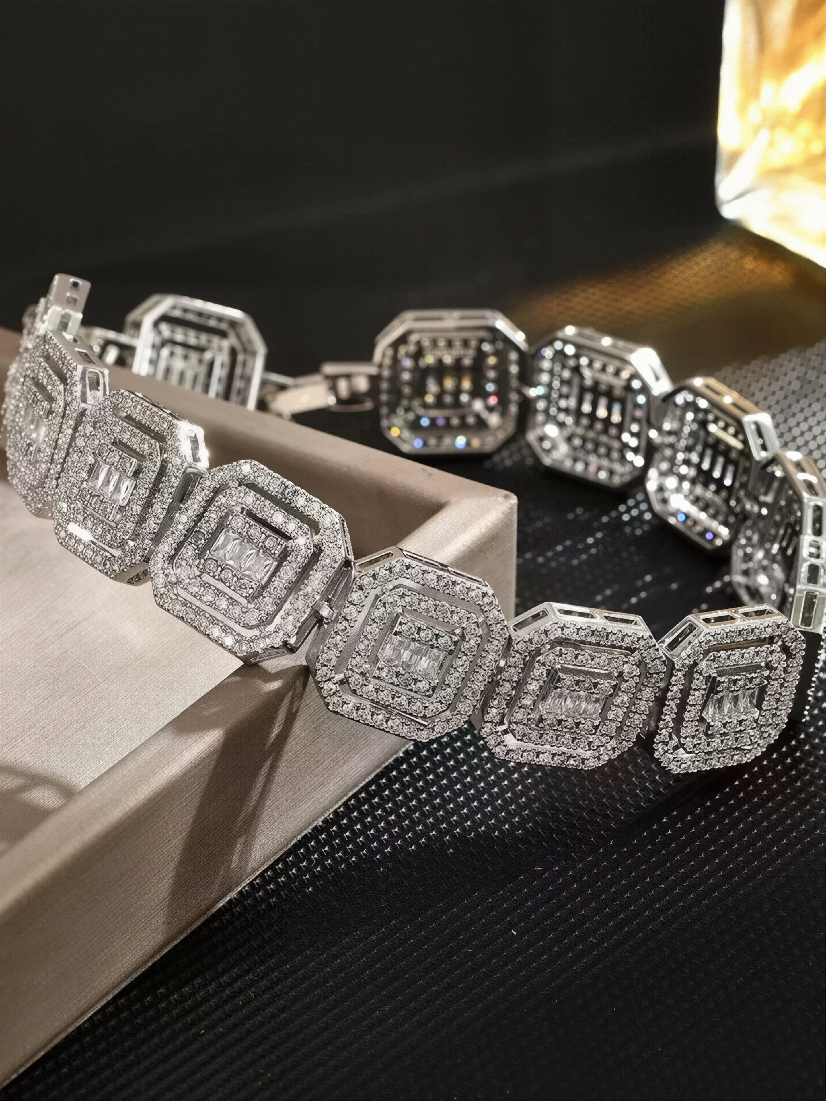 Silver Solid Link Bracelet