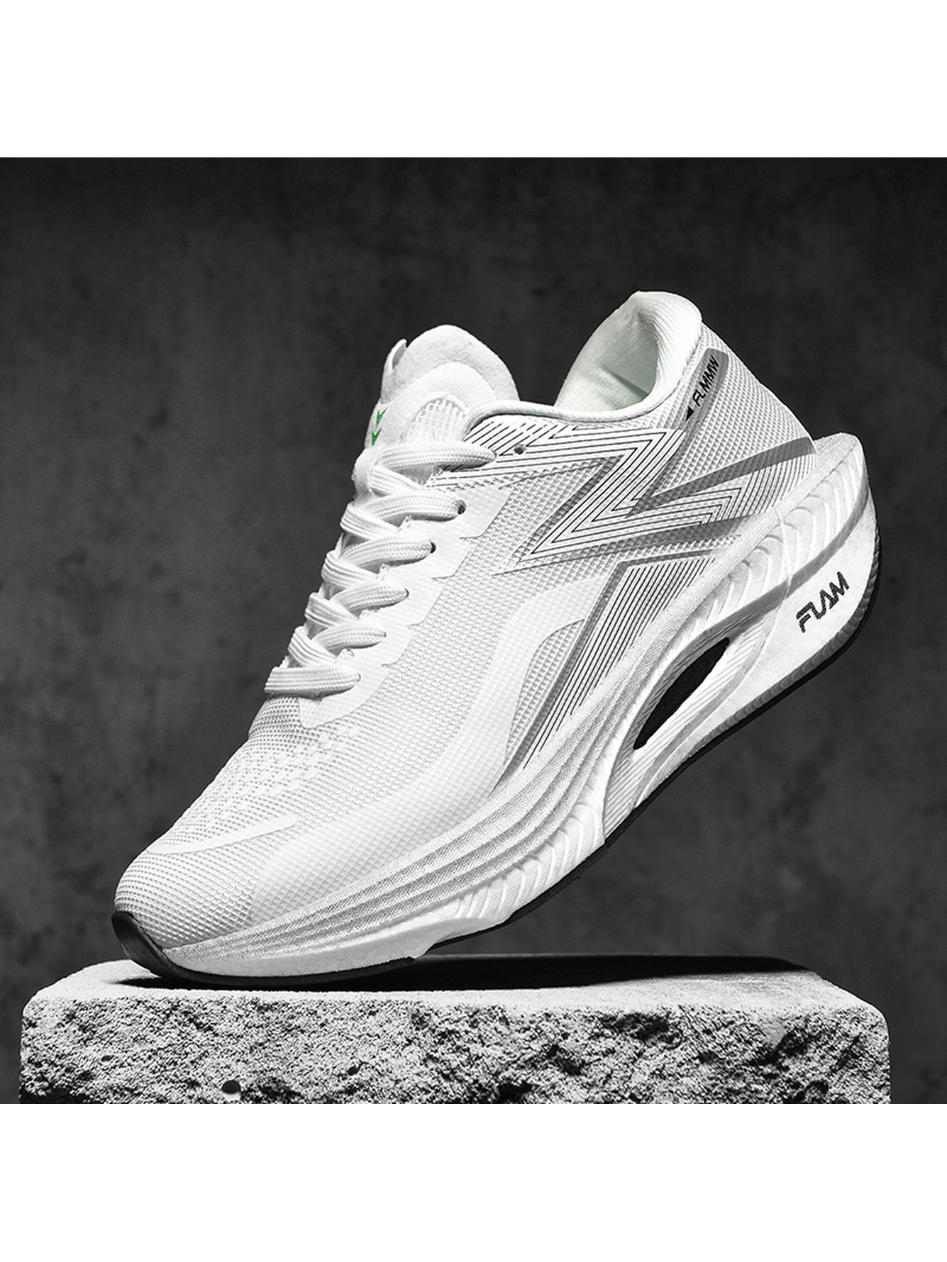 Men Black Agile Running Sneakers