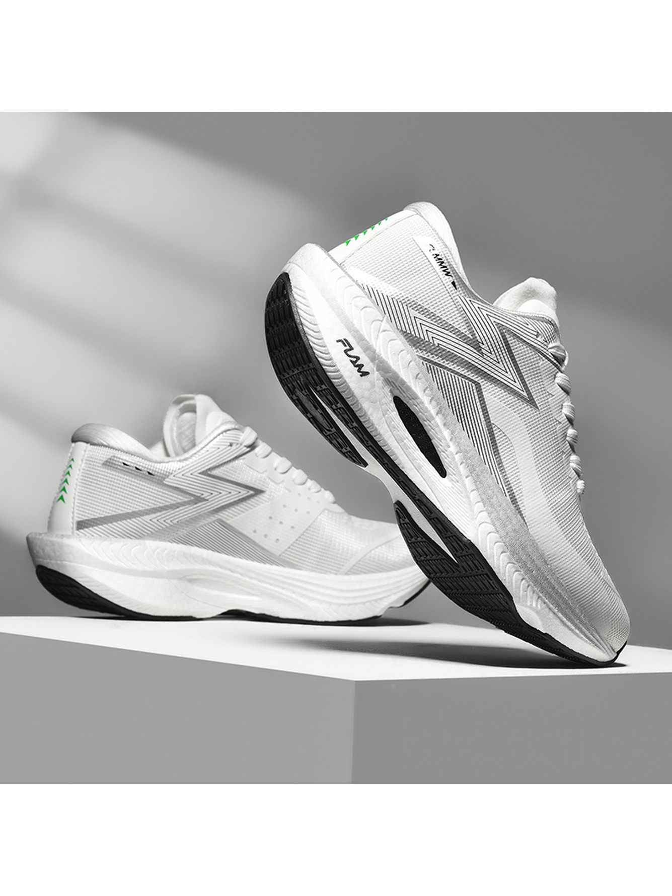 Men White Running Sneakers