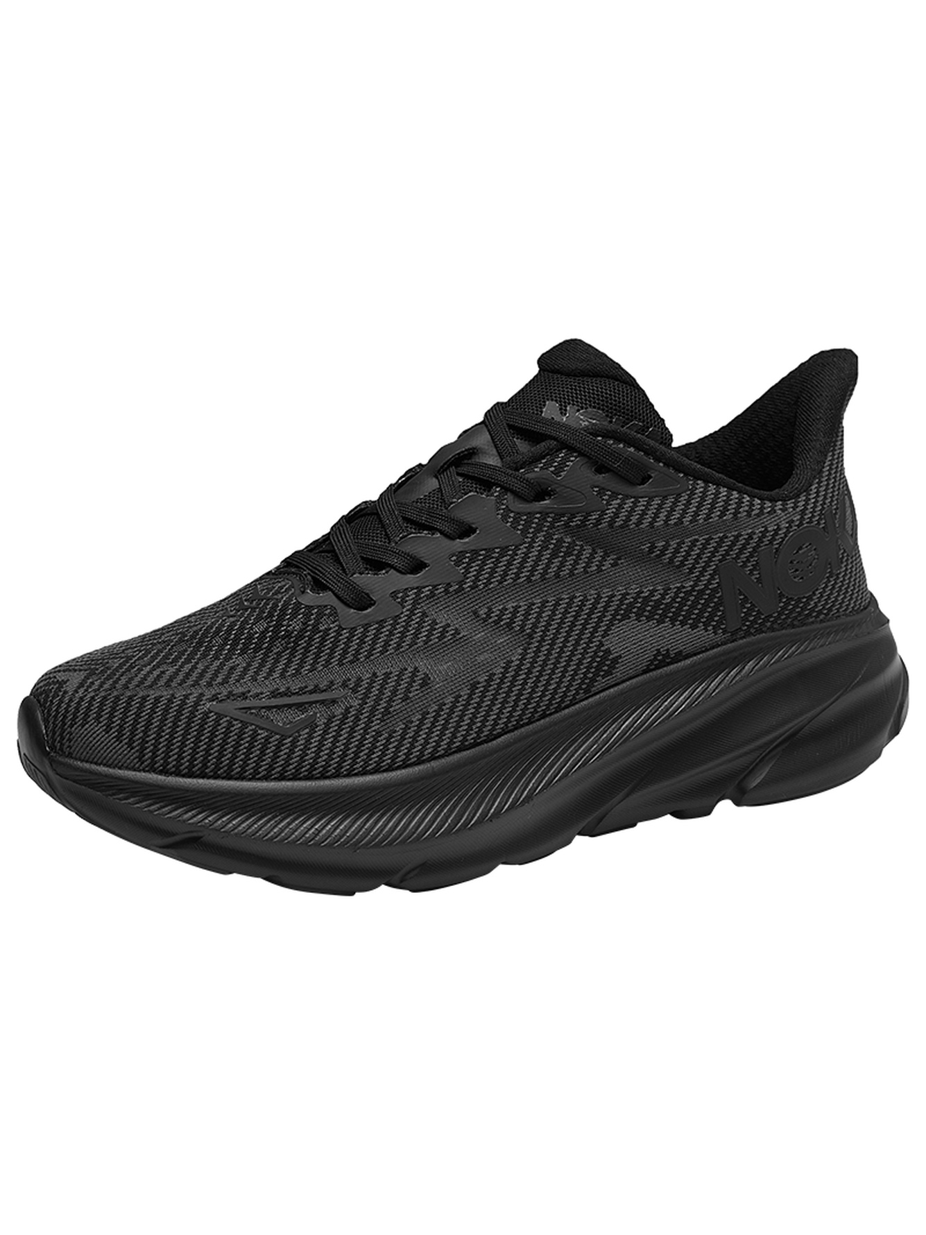 Men Black Running Sneakers