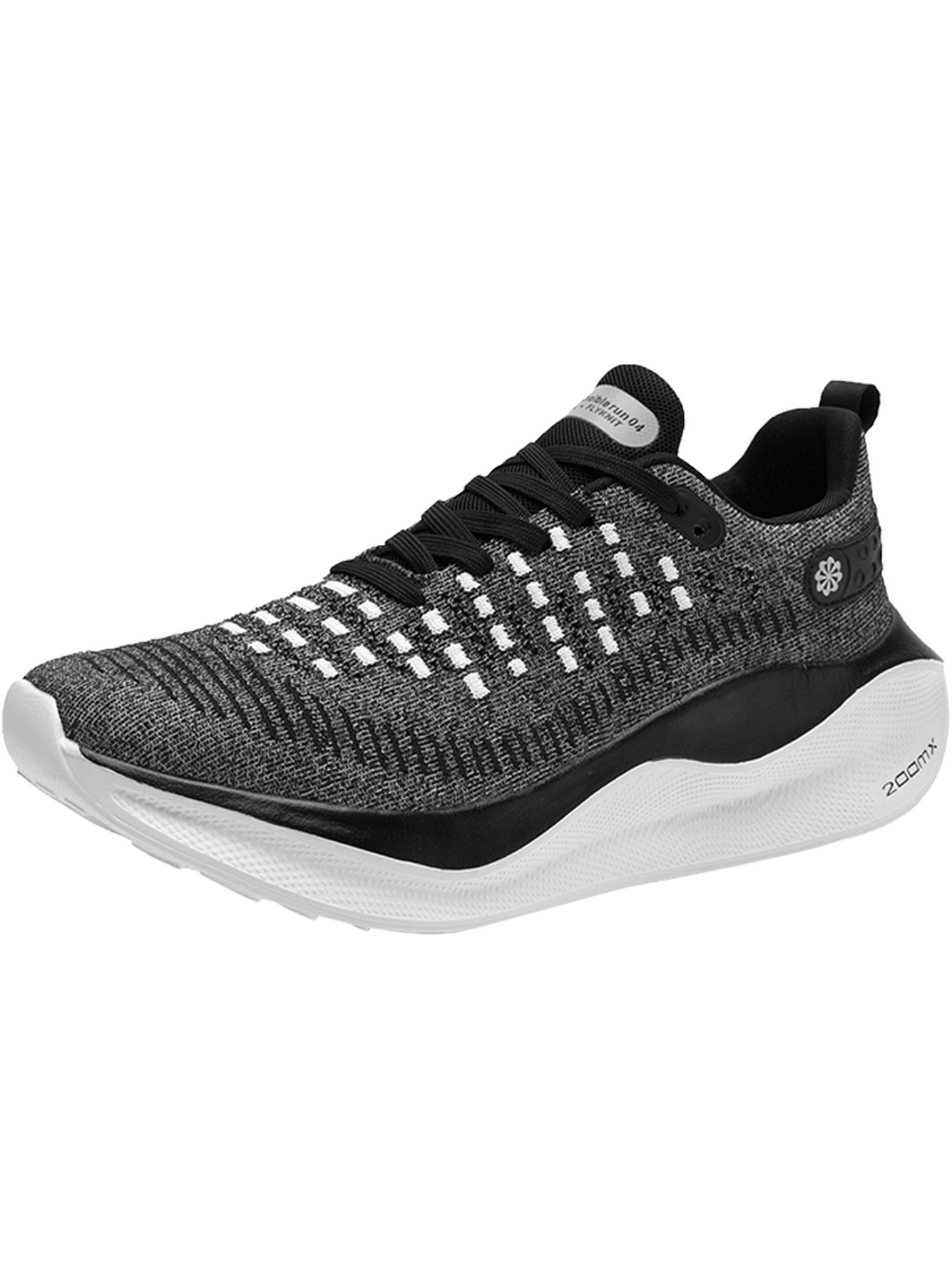 Men Dark Blue Knit Sports Shoes