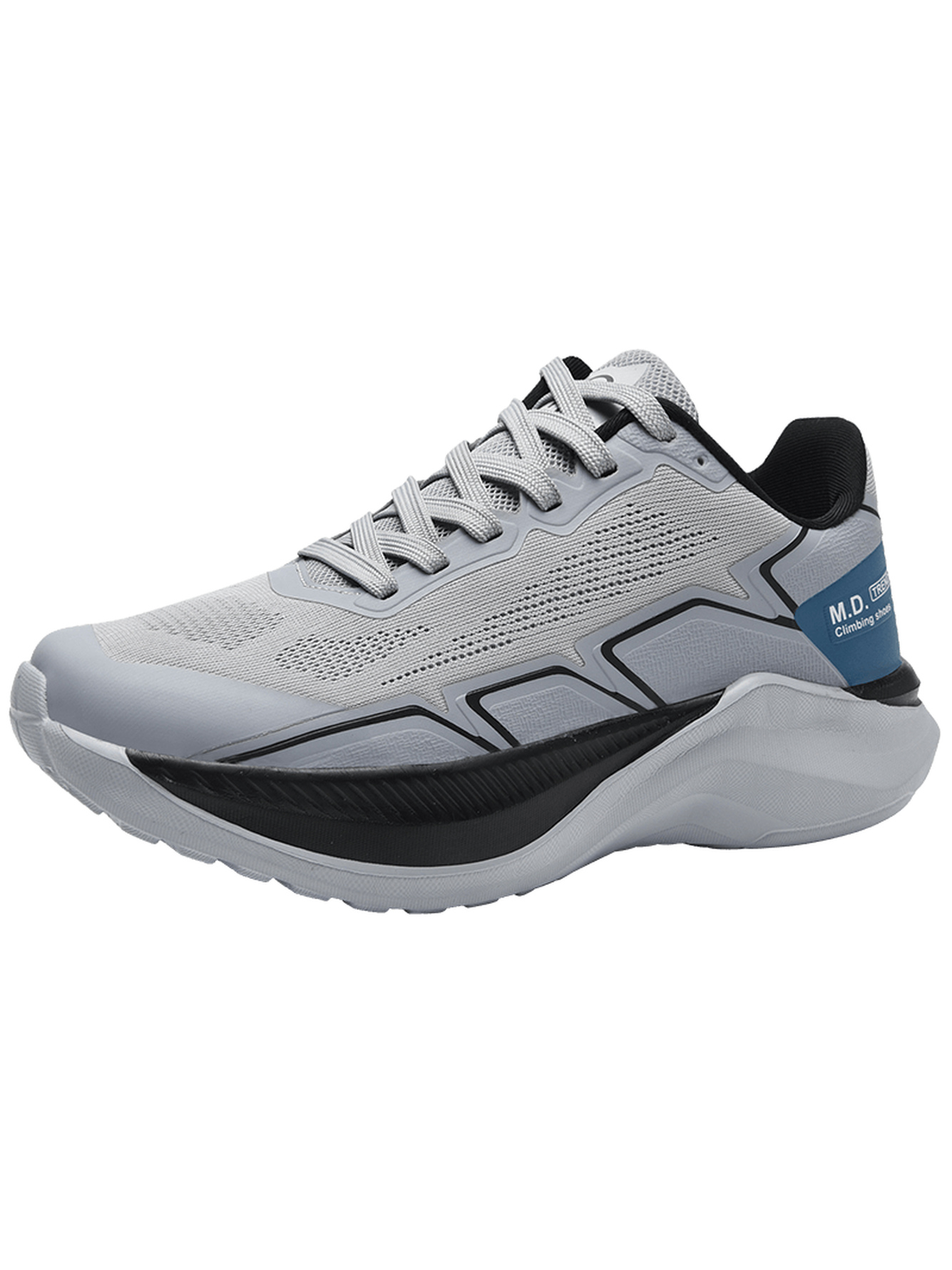 Men Grey Performance Running Sneakers