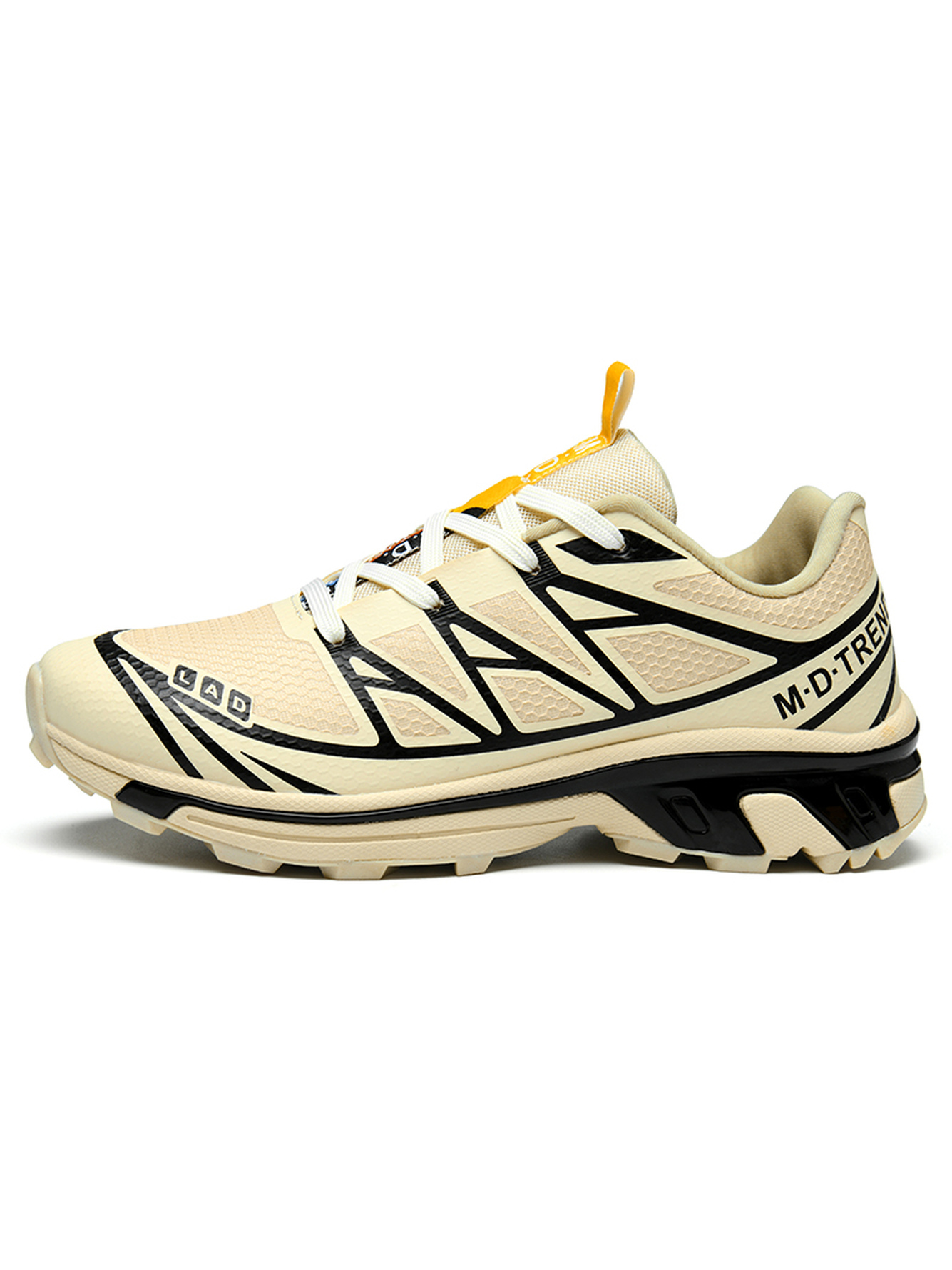 Khaki Men Trail Running Sneakers