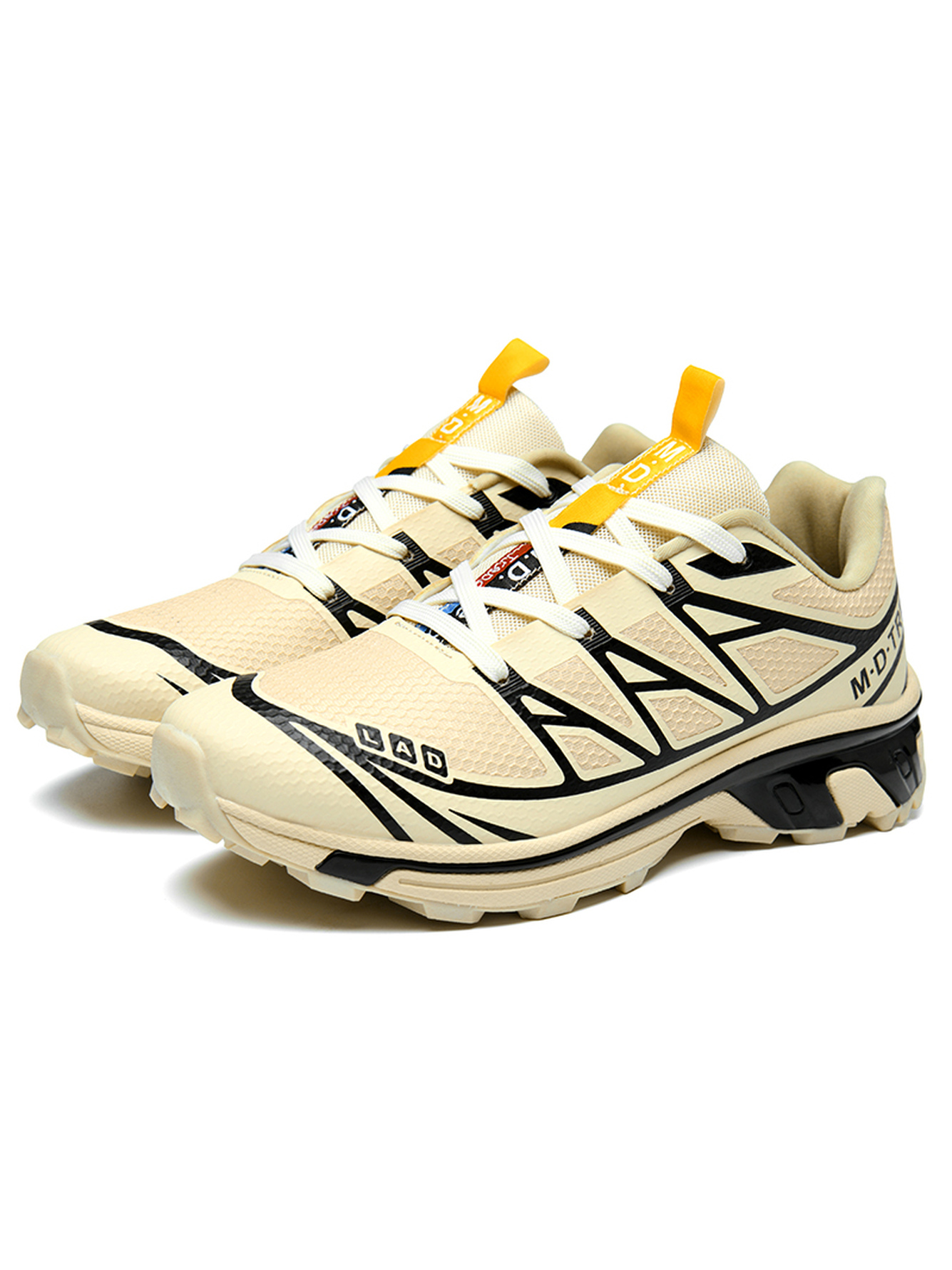 Khaki Men Trail Running Sneakers