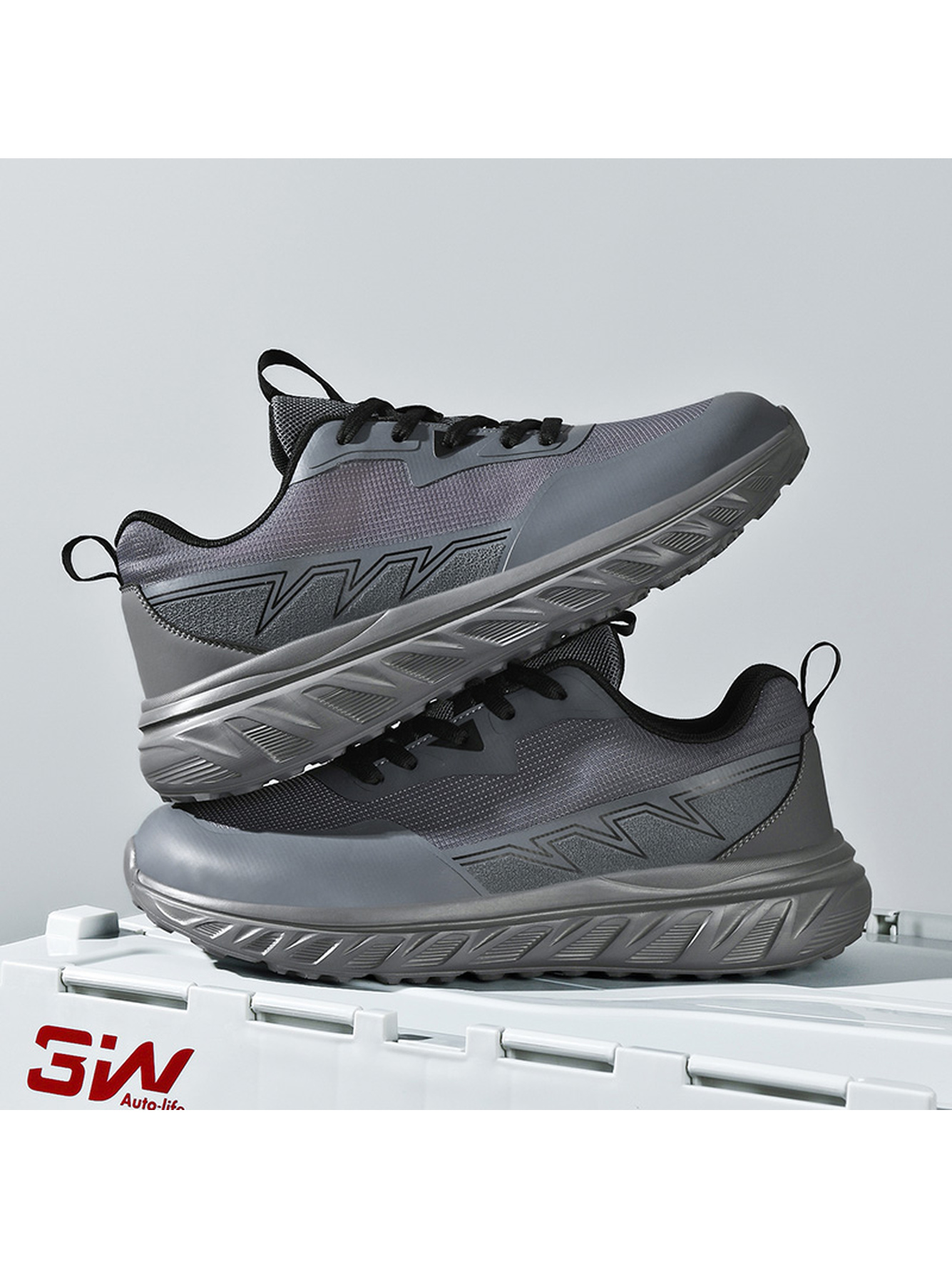 Men Grey Athletic Sneakers