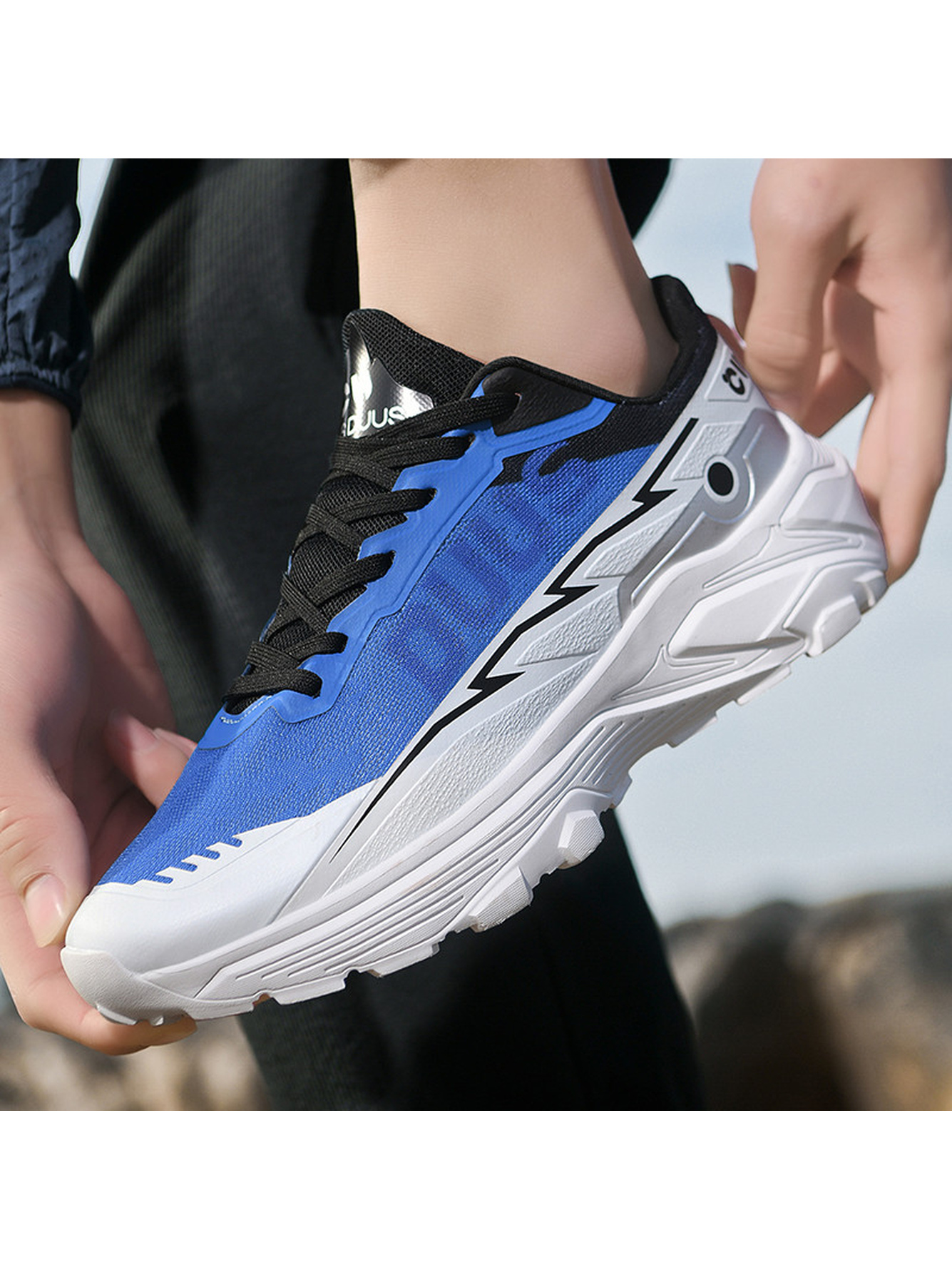 Men Blue Sports Sneakers