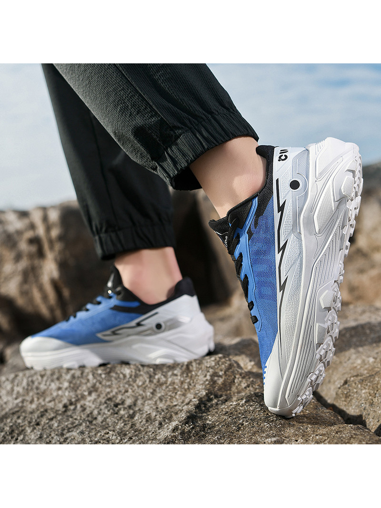White Men Sports Sneakers