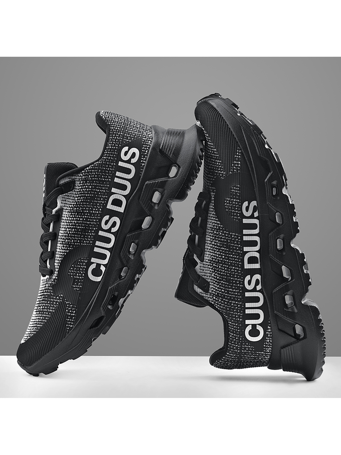 Men Black Sports Sneakers