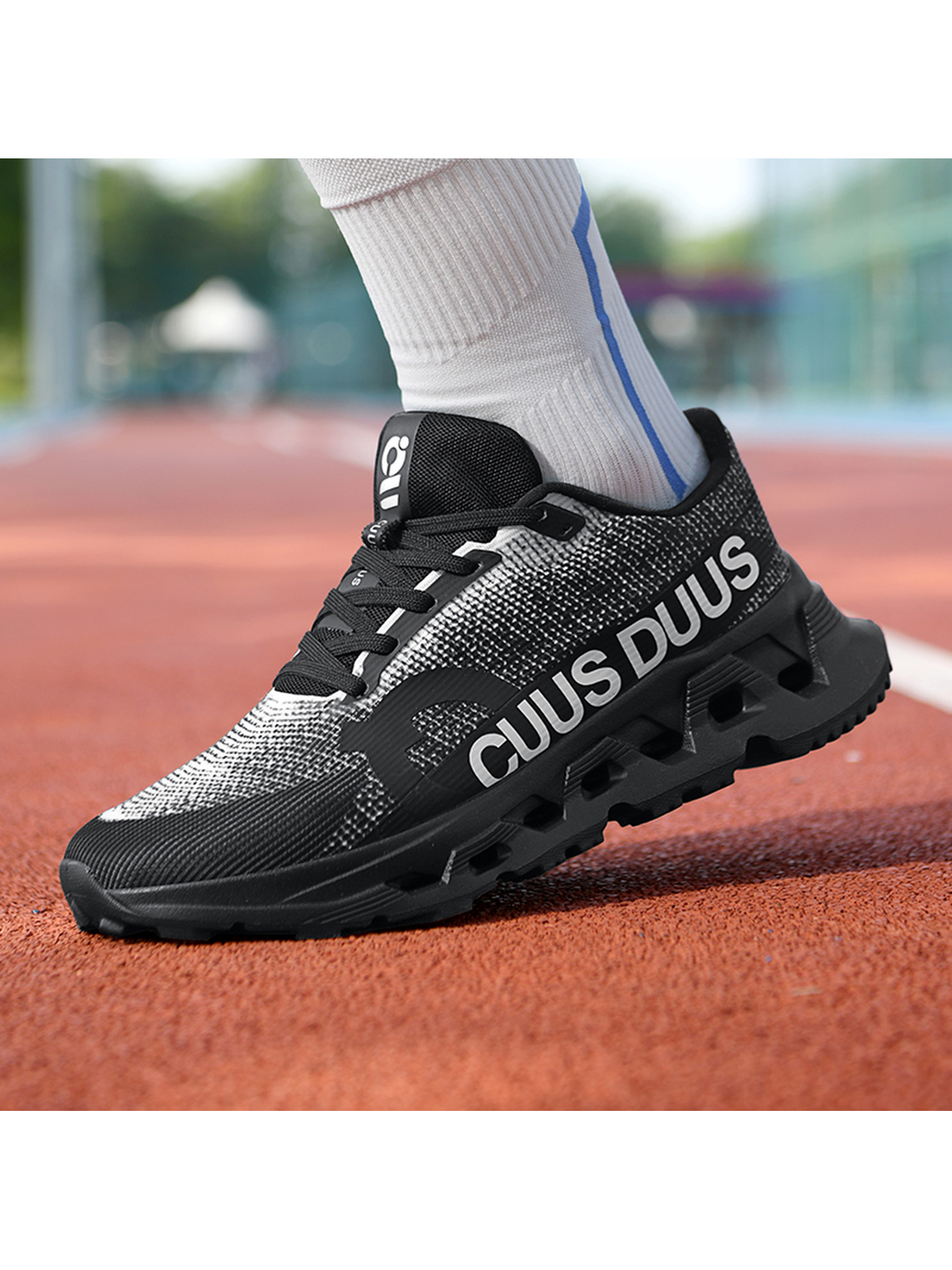 Men Black Sports Sneakers