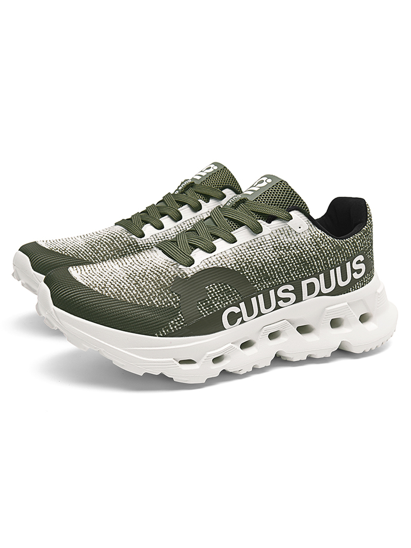 Men Green Athletic Running Sneakers