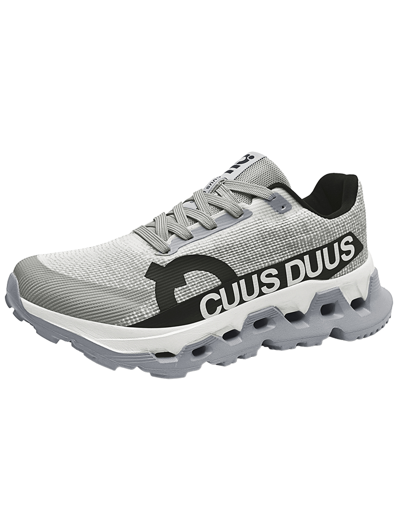 Men Grey Athletic Sports Sneakers