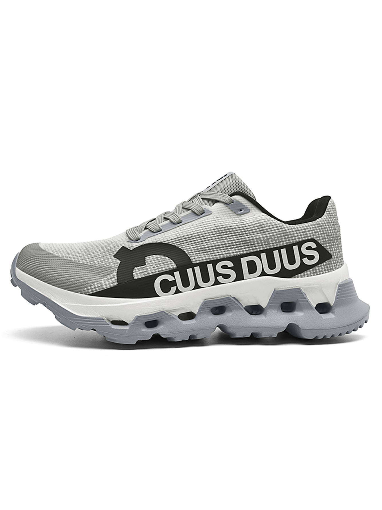 Men Grey Athletic Sports Sneakers
