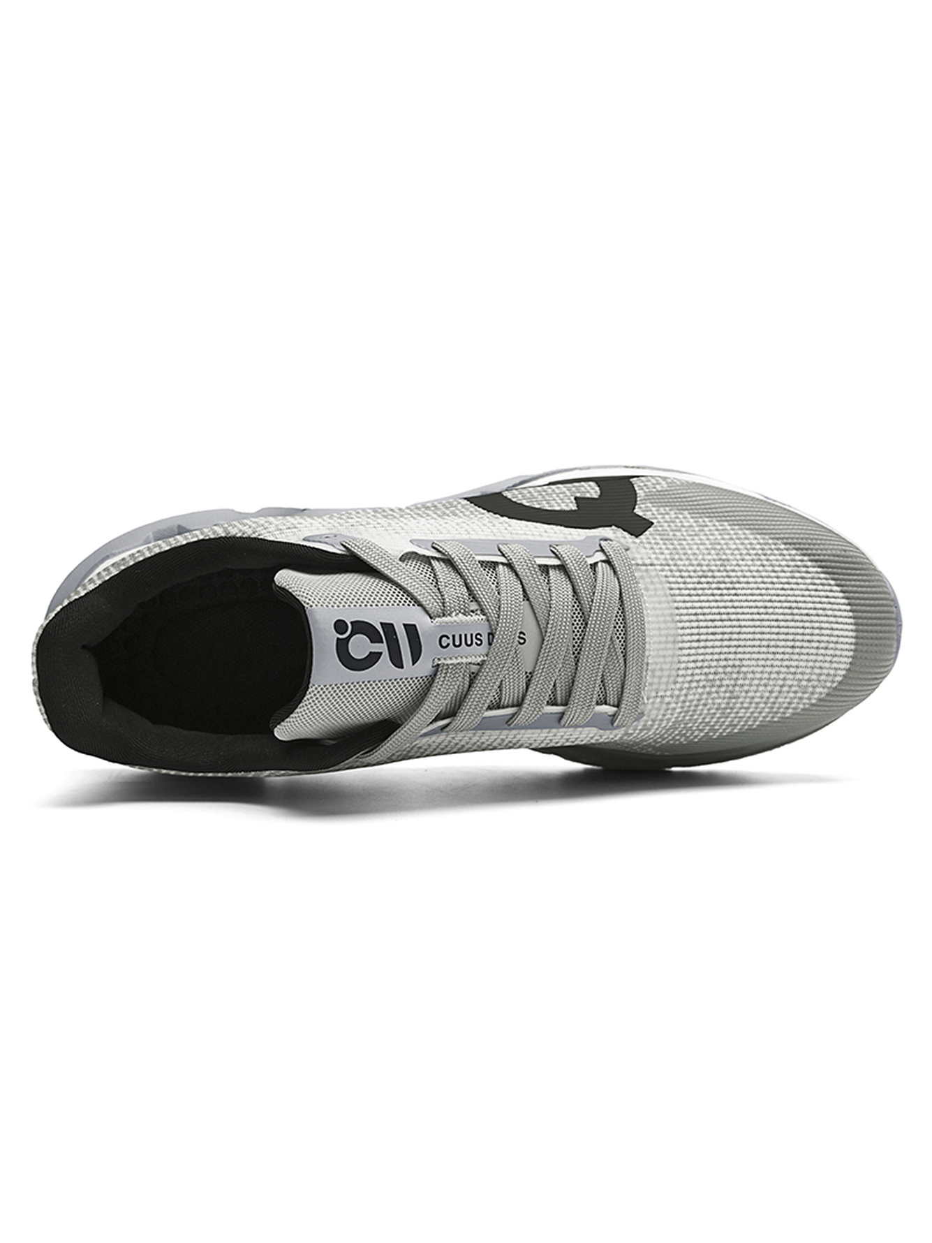 Men Grey Athletic Sports Sneakers