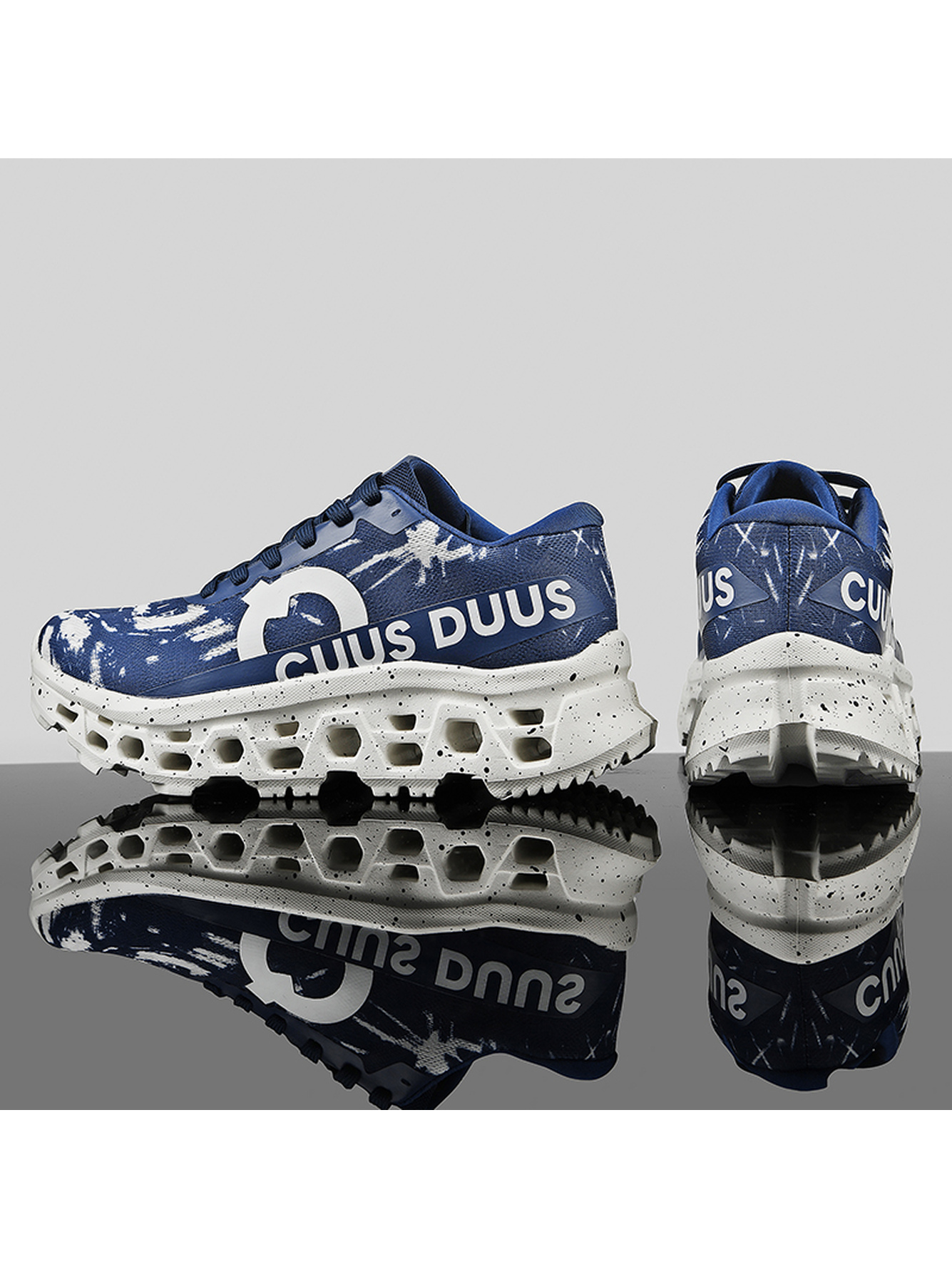 Men Blue Breathable Running Shoes