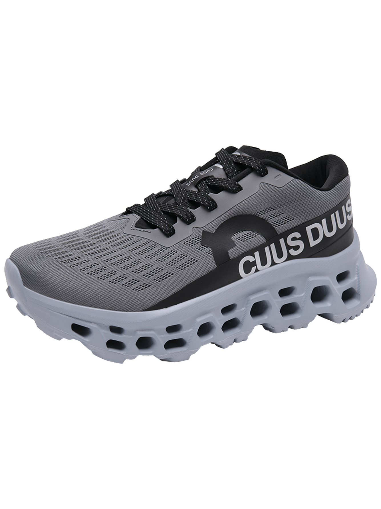 Men Charcoal Grey Sports Shoes