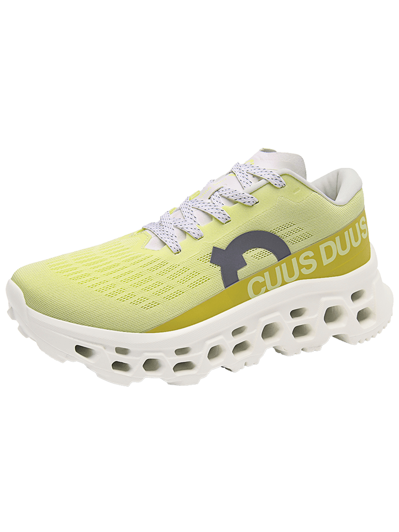 Men Dynamic Yellow Sports Sneakers