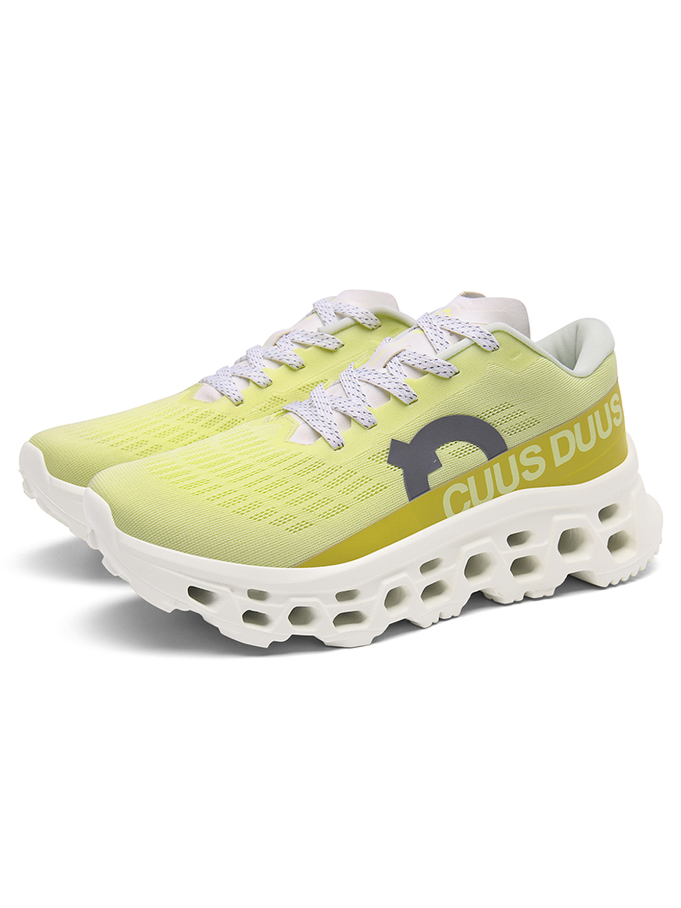 Men Dynamic Yellow Sports Sneakers