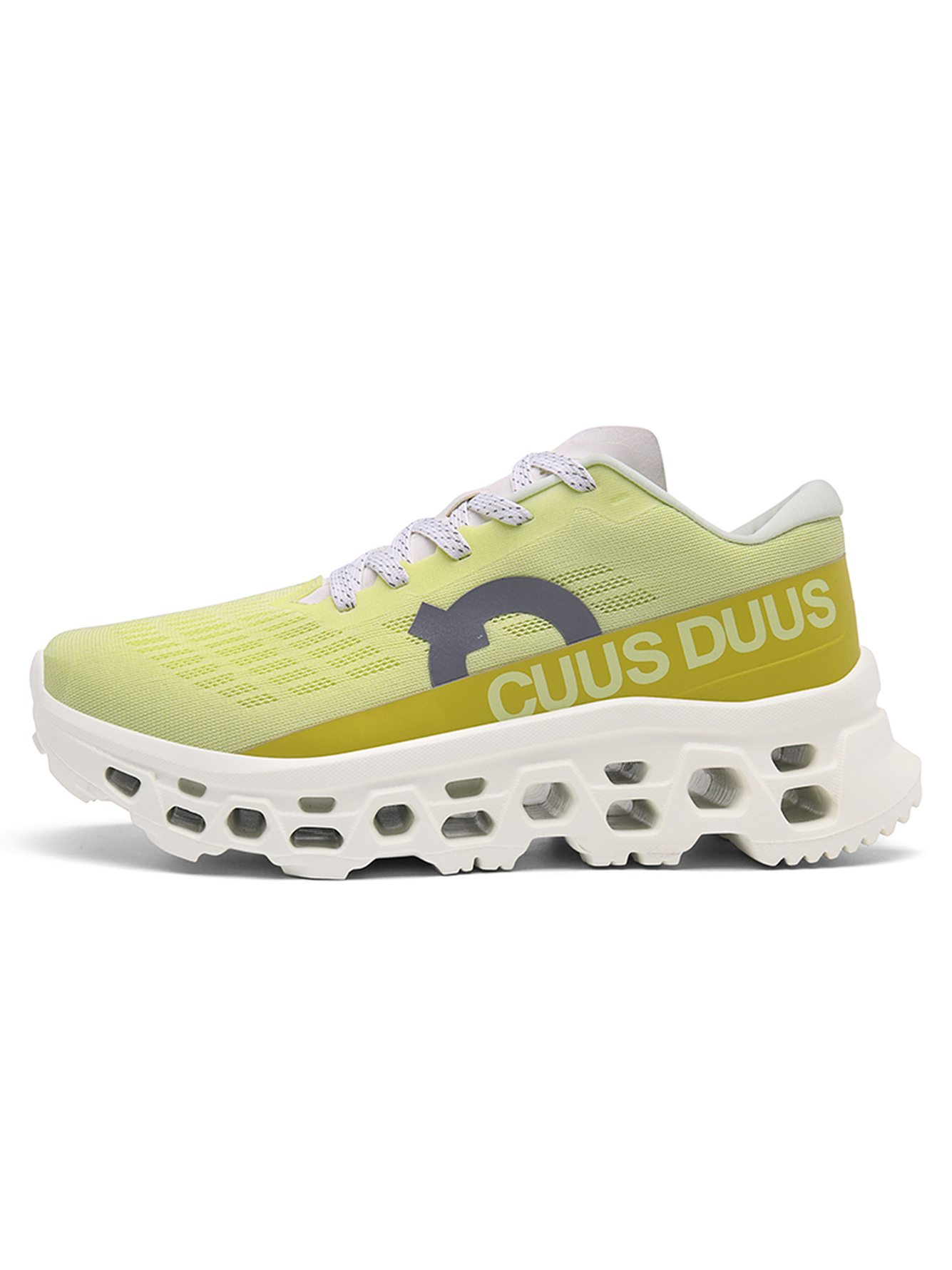 Men Dynamic Yellow Sports Sneakers