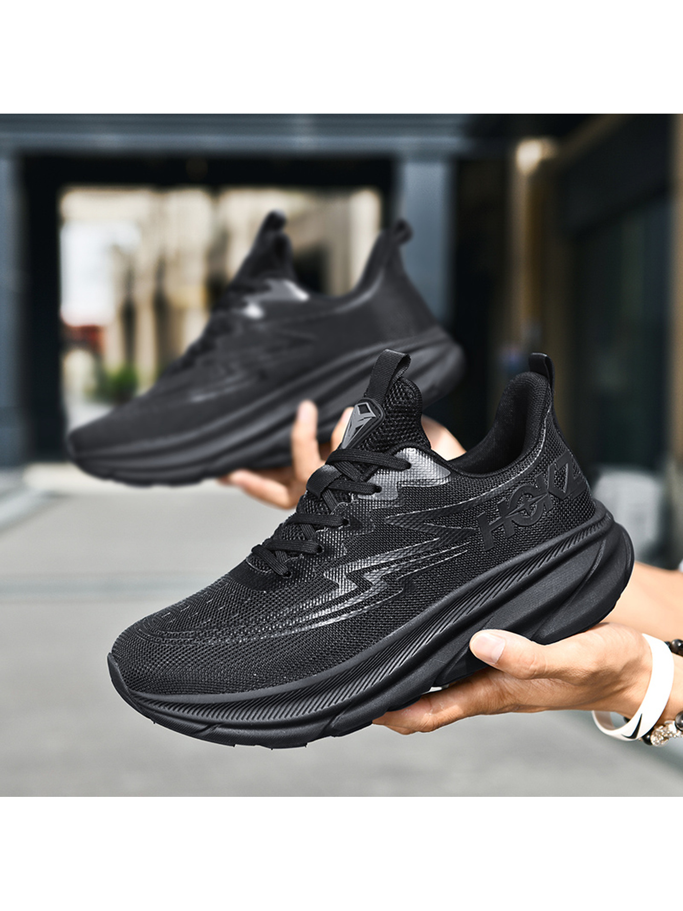 Men Black Sports Shoes
