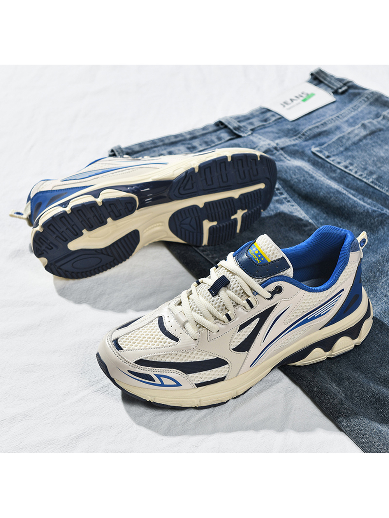 Men Multi-Color Athletic Sports Sneakers