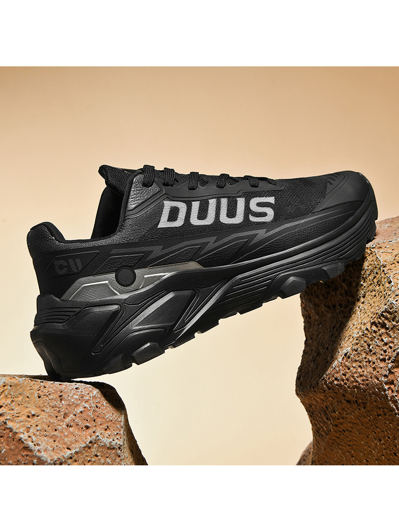 Men Black Sports Sneakers