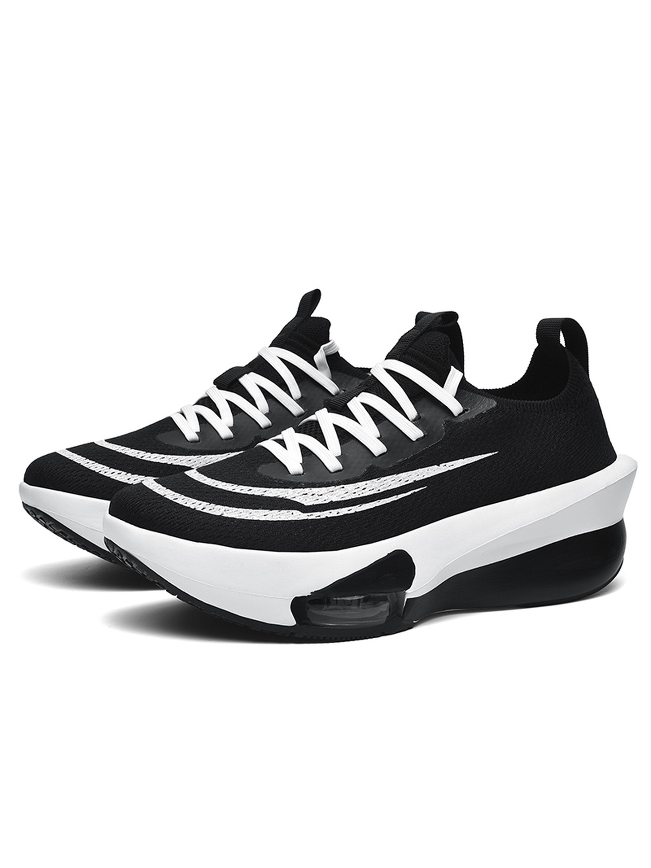 Men Black Sports Running Shoes