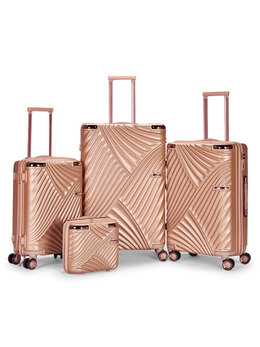 4-Piece Luggage Set, Gold