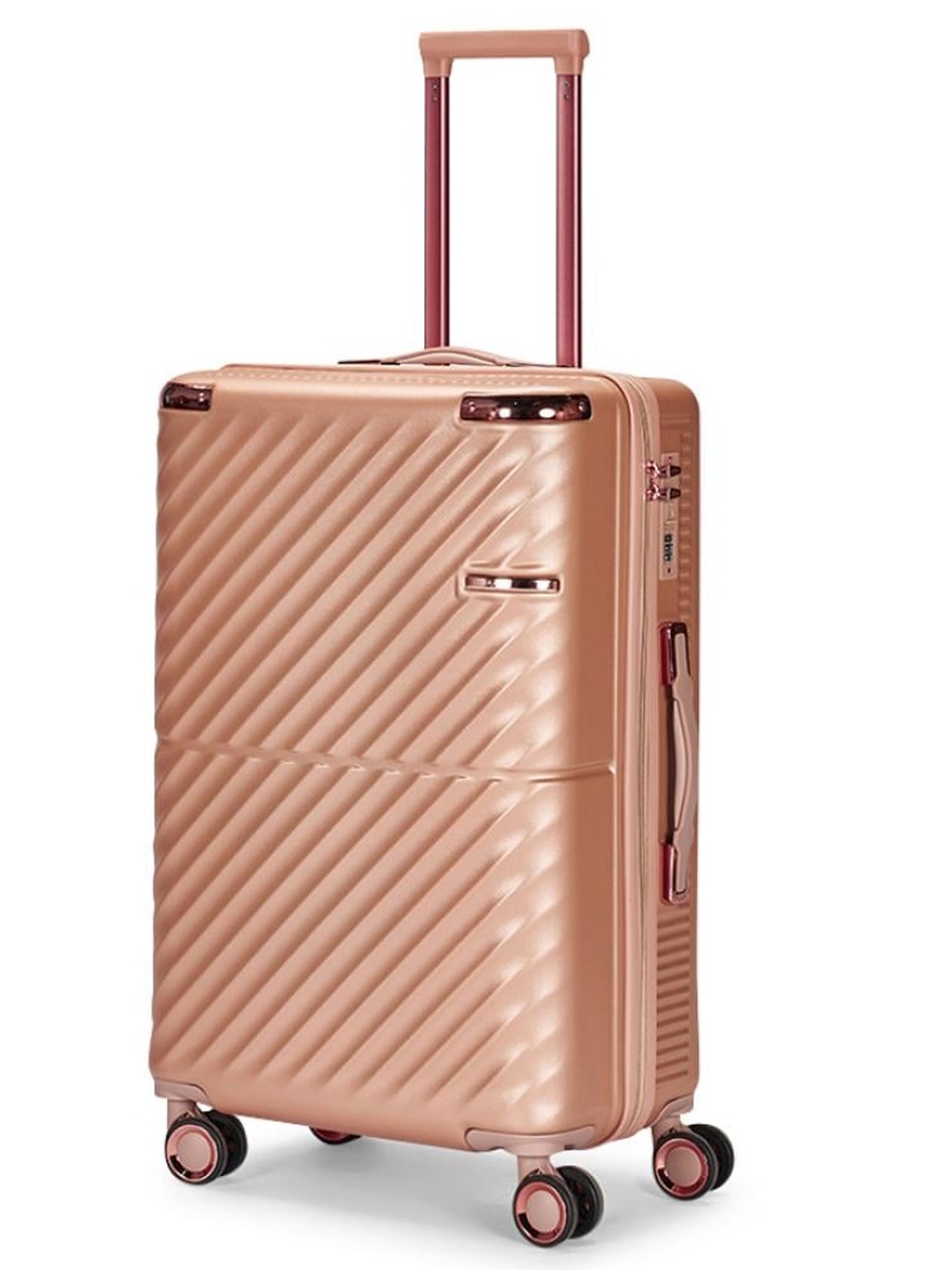 Cabin Carry Check-In Luggage Trolley - Size 20 inch, Gold