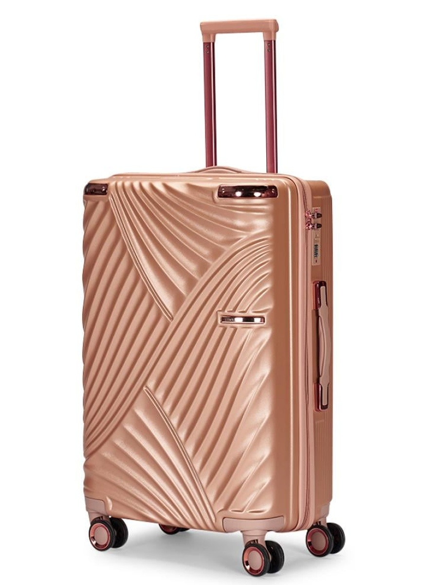 Cabin Carry Check-In Luggage Trolley - Size 20 inch, Gold