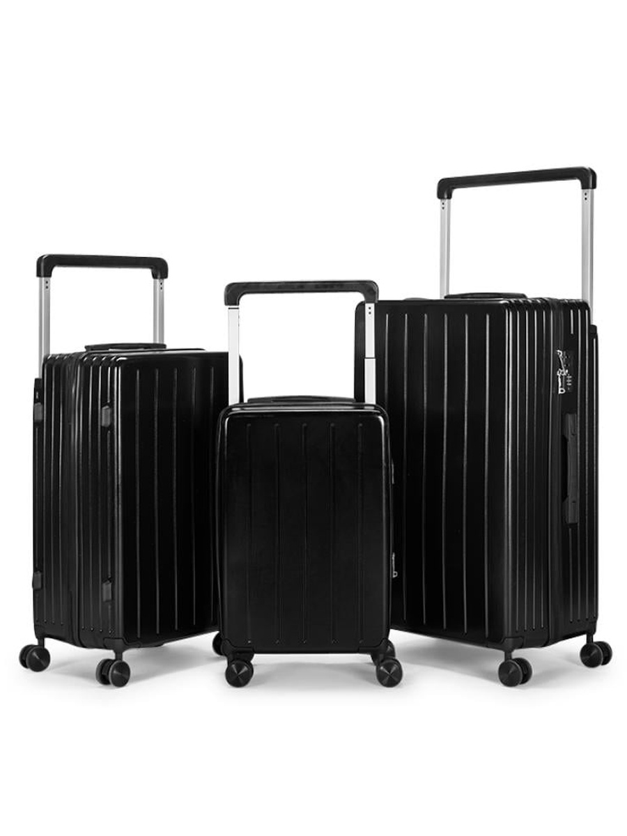 3-Piece Luggage Set, Black