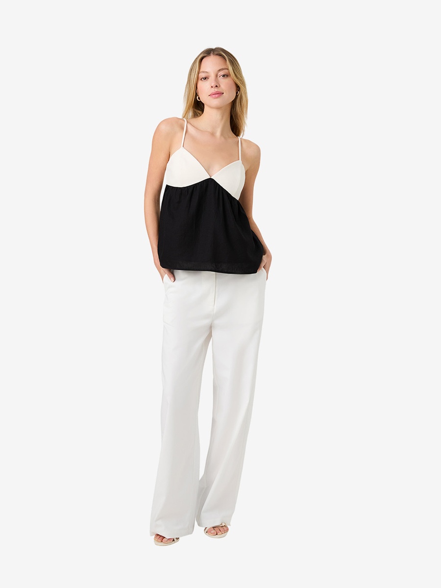 Aimee Cotton Strapless Top