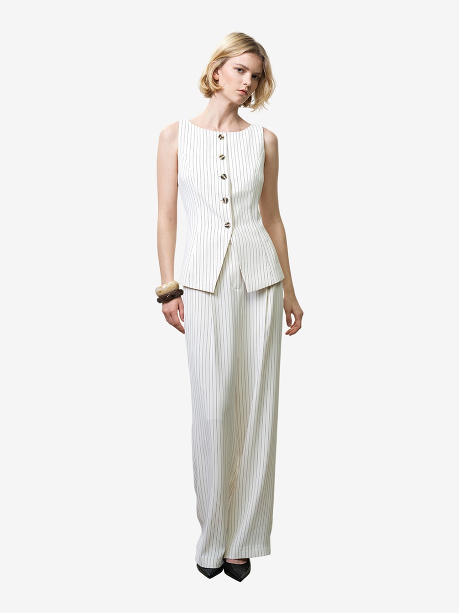 Vinnie Pinstripe Waistcoat
