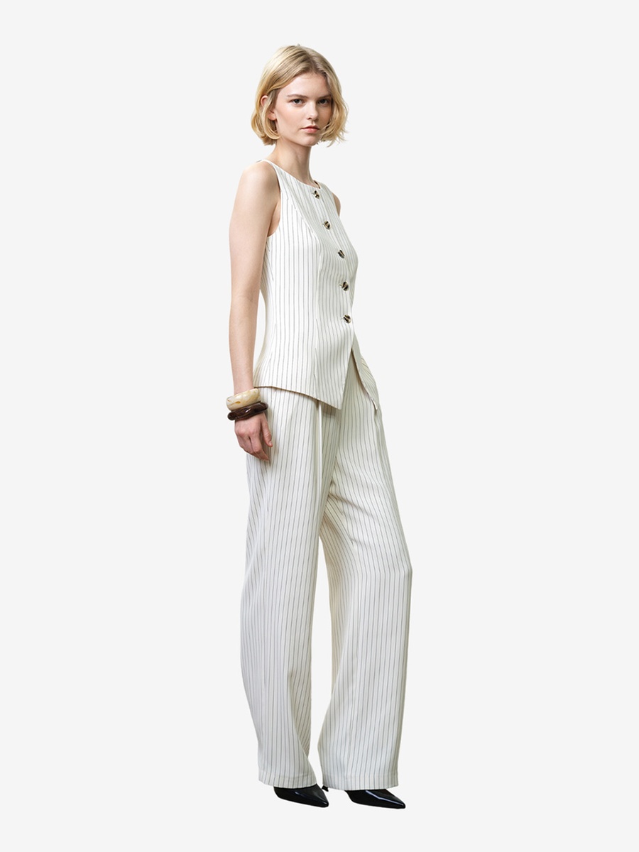 Vinnie Pinstripe Waistcoat