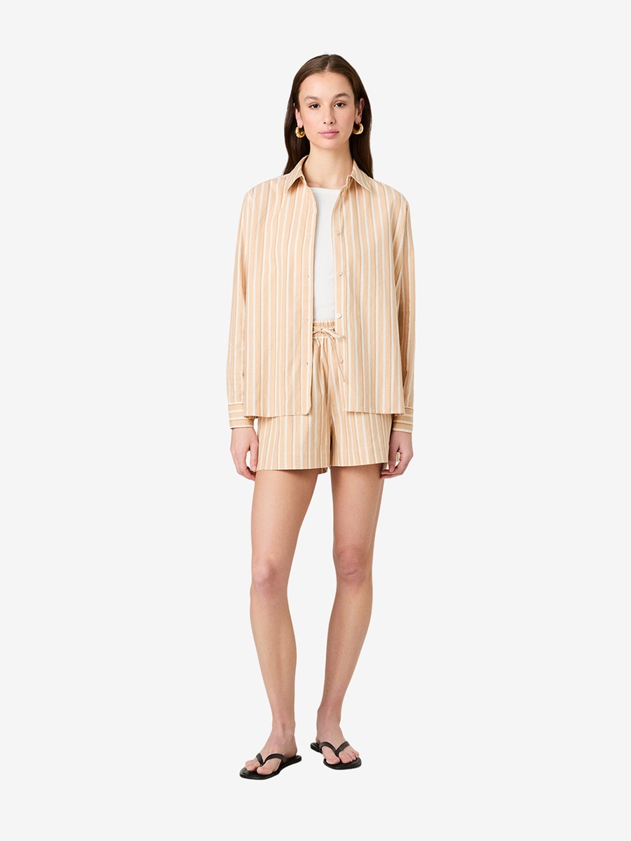 Sandlot Stripe Aspen Linen Sandlot Stripe Shirt