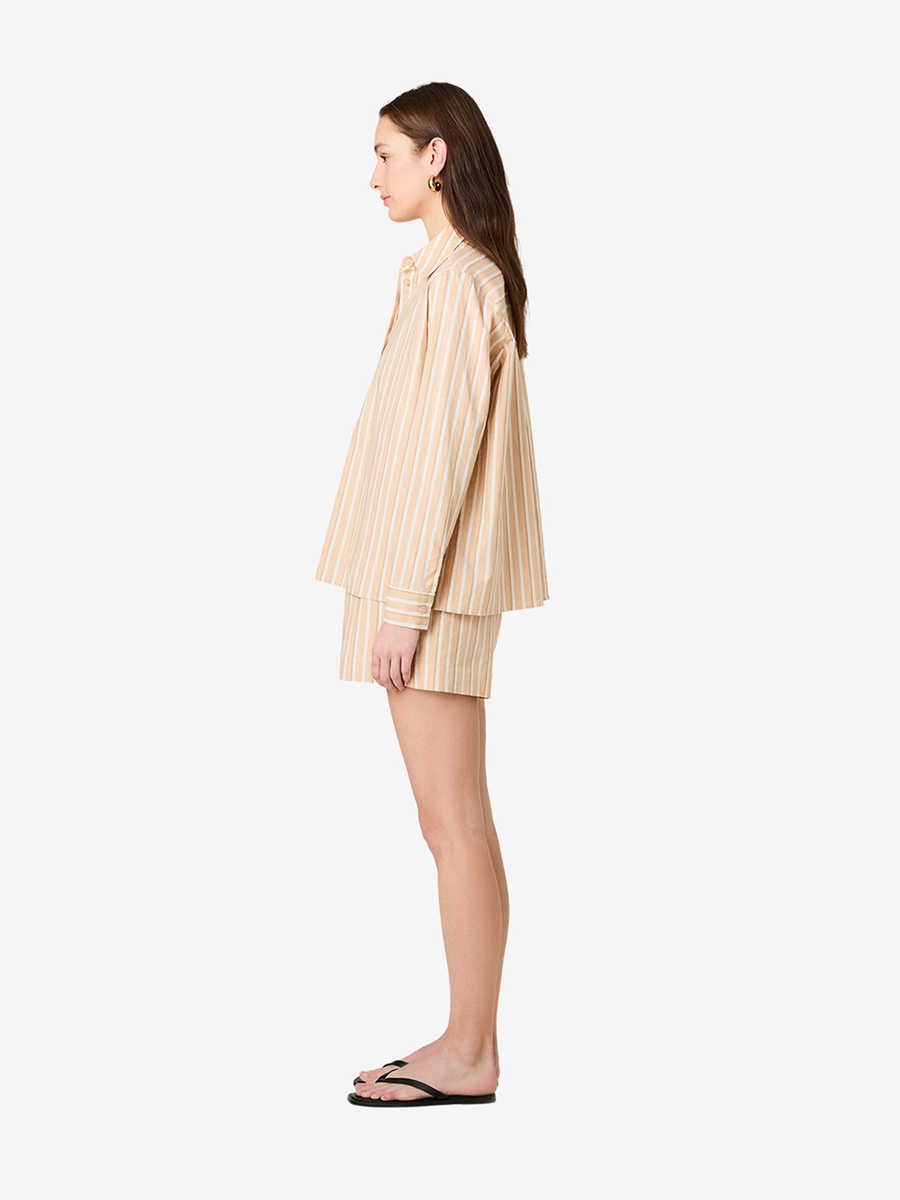 Sandlot Stripe Aspen Linen Sandlot Stripe Shirt
