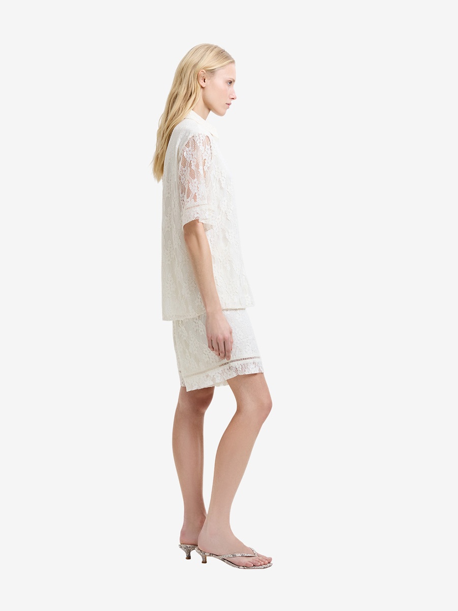 Zoe Lace Button Through Shirt