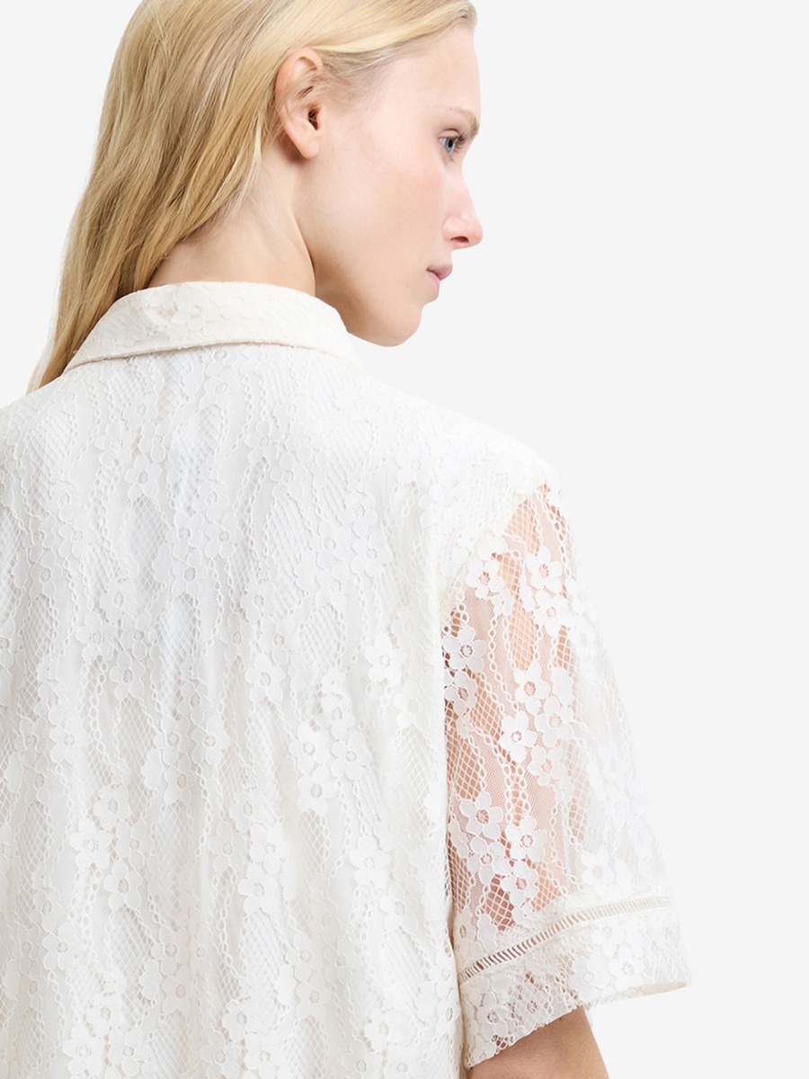 Zoe Lace Button Through Shirt