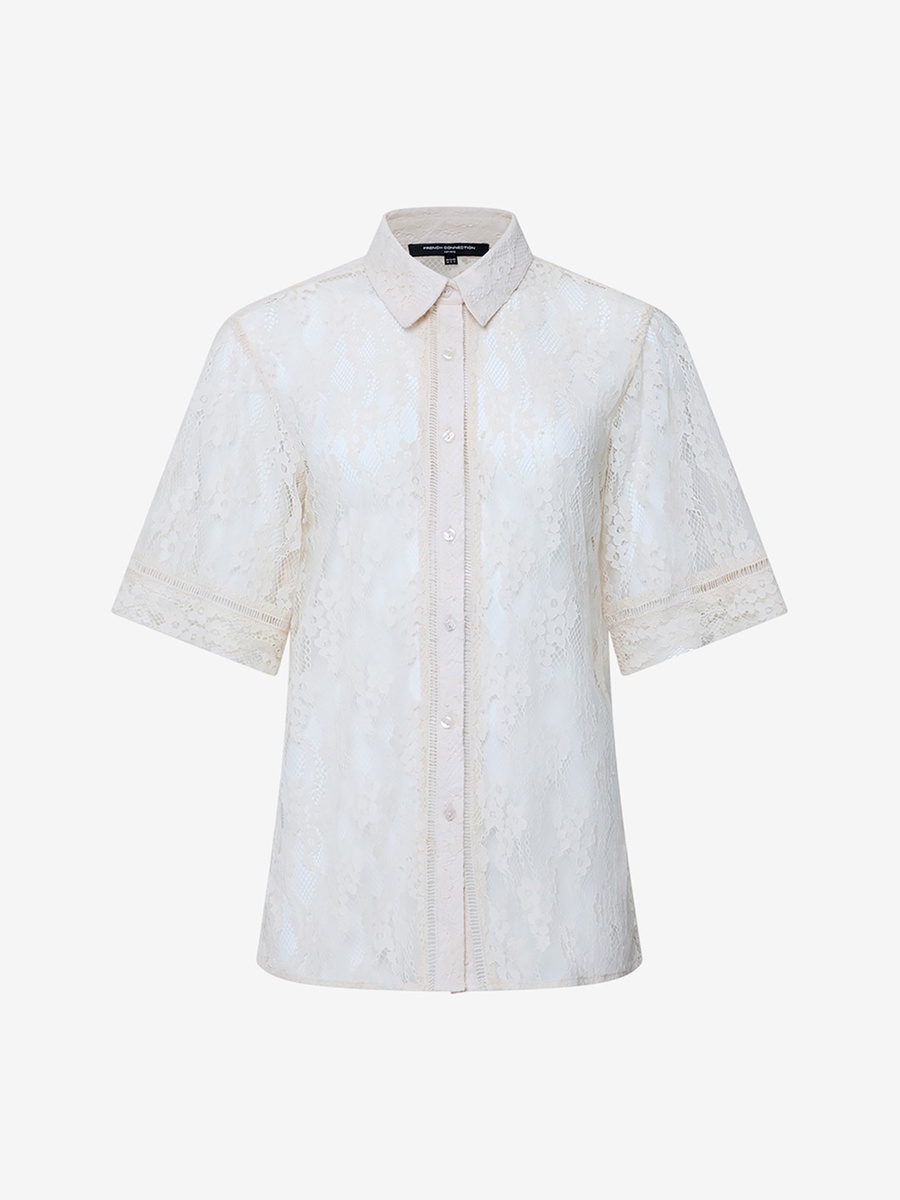 Zoe Lace Button Through Shirt