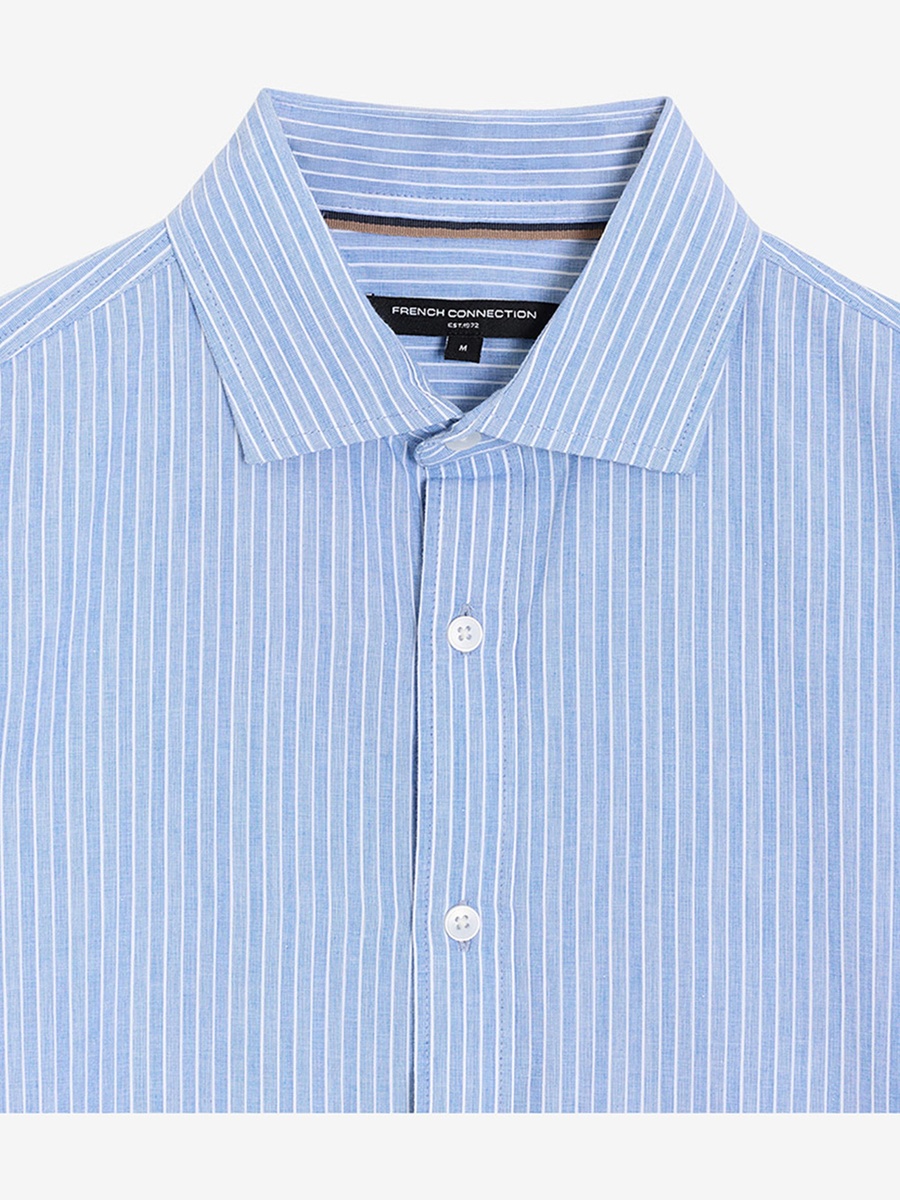 Men Long Sleeve Stripe Shirt