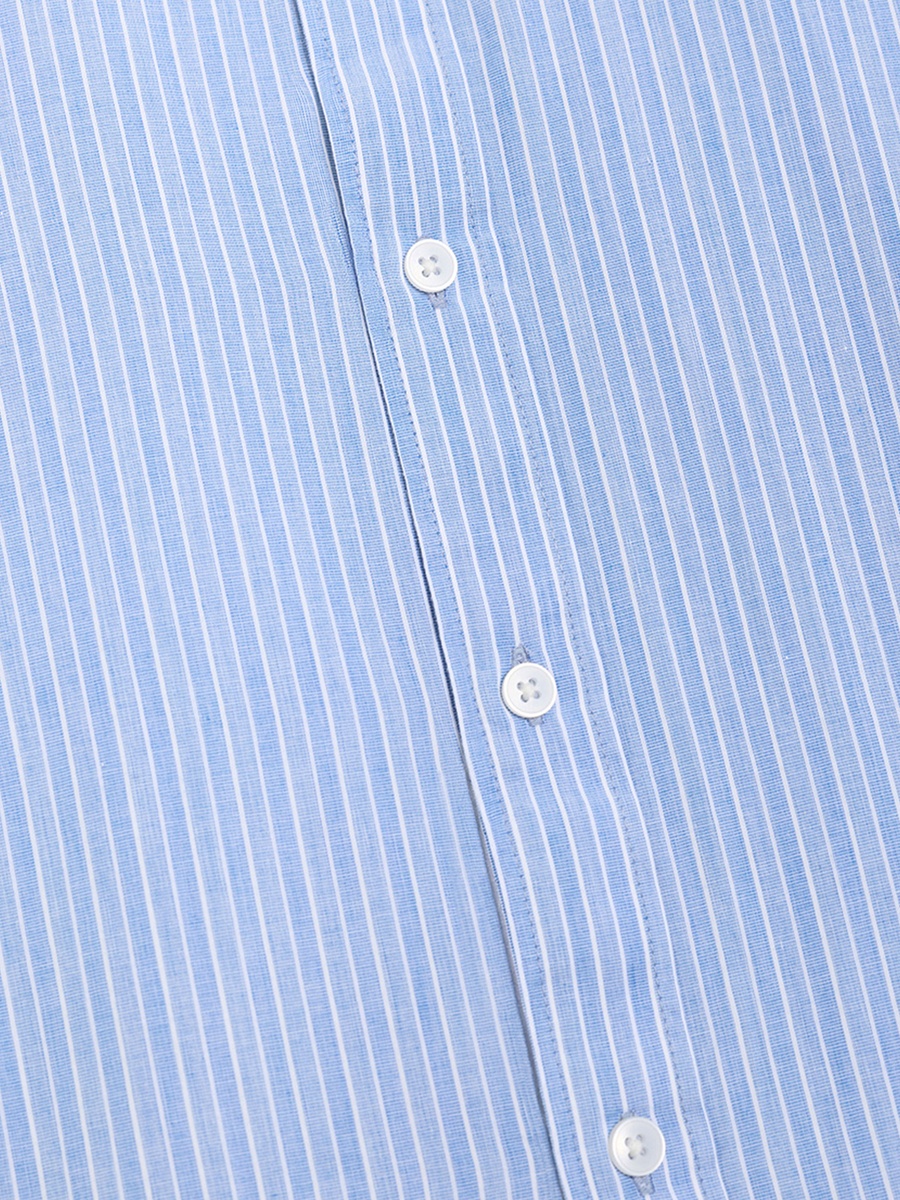 Men Long Sleeve Stripe Shirt
