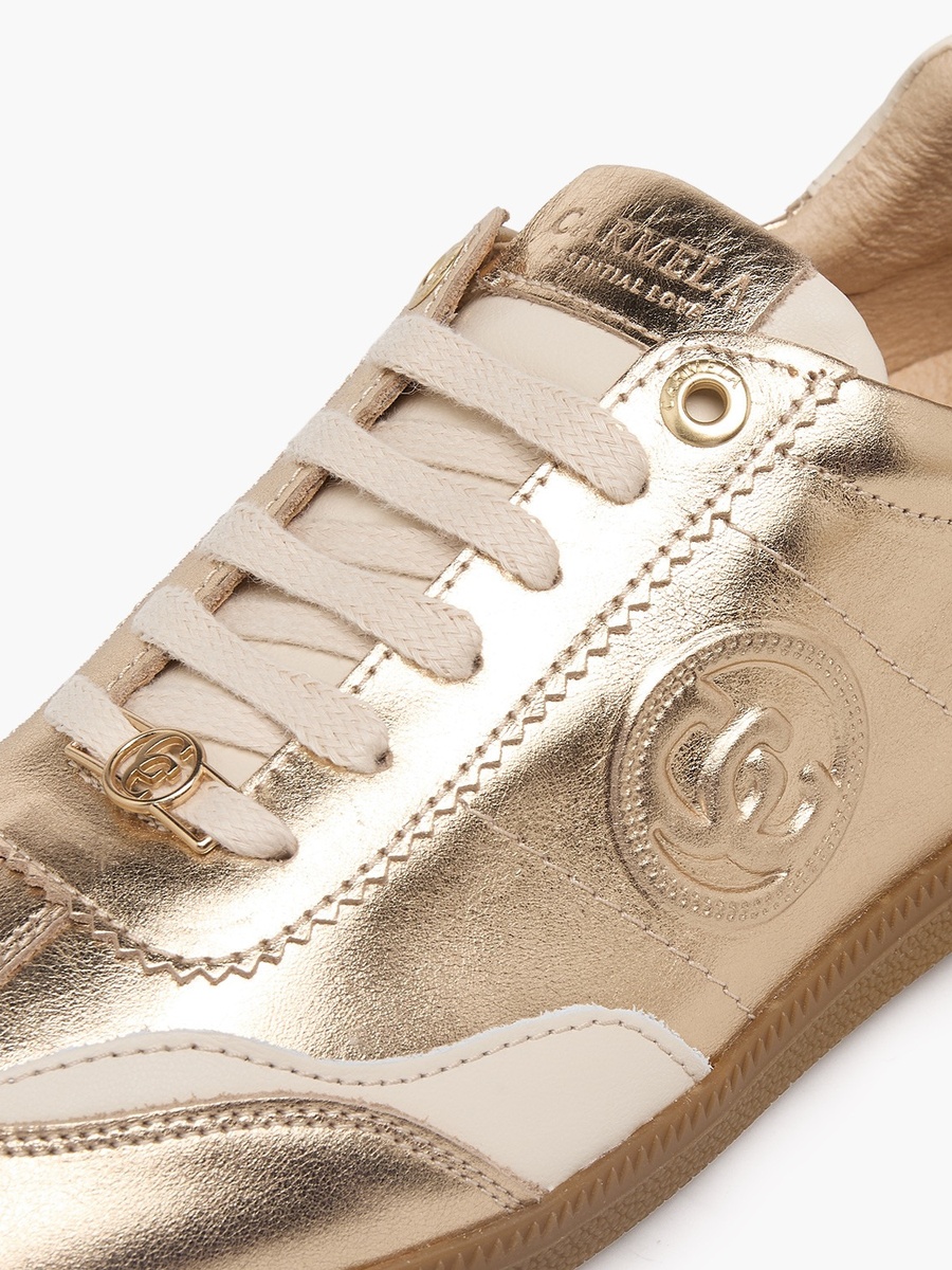 Women Lace-Up Leather Ankle Sneakers