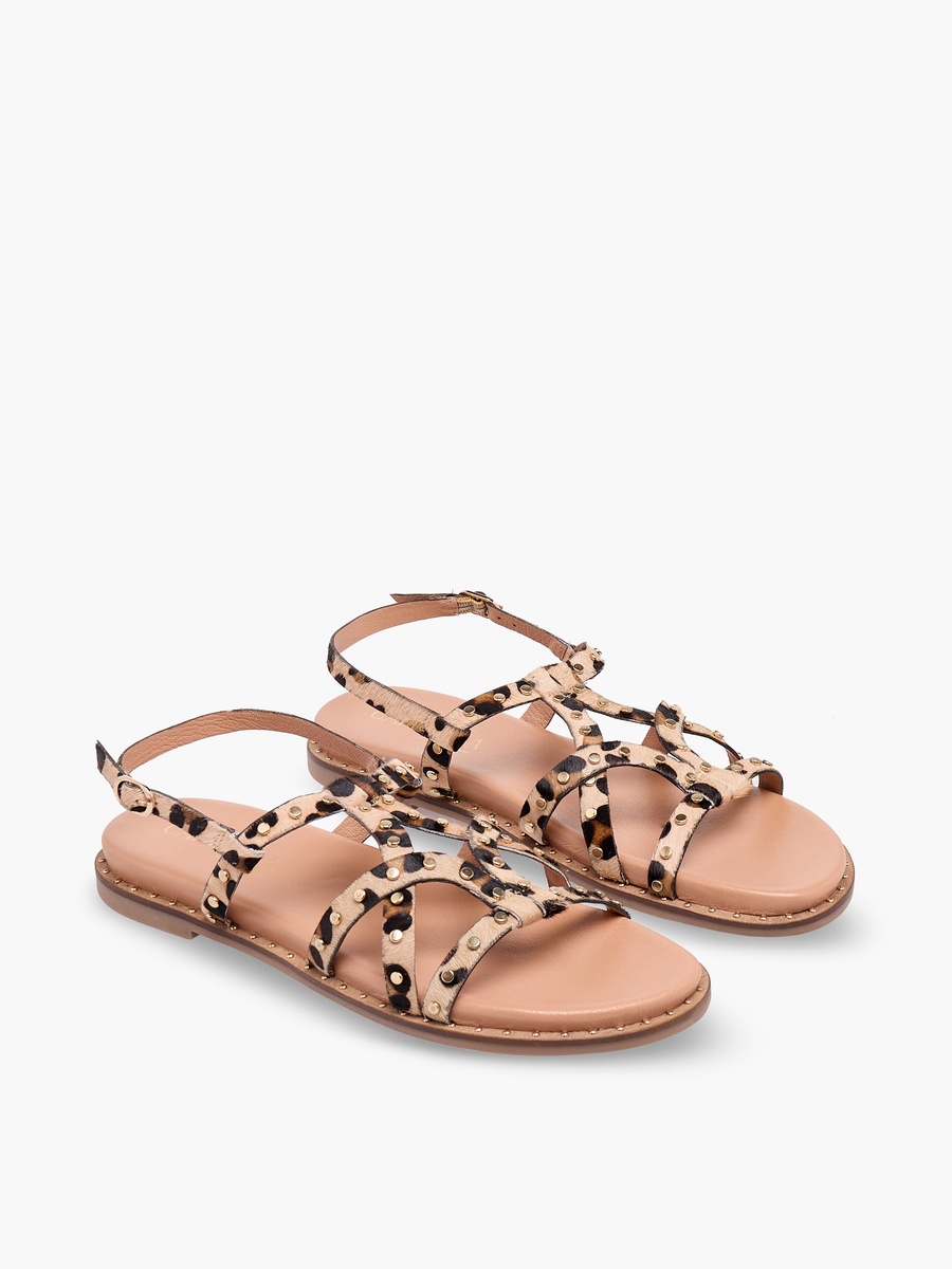 Women Studded Leather Sandals