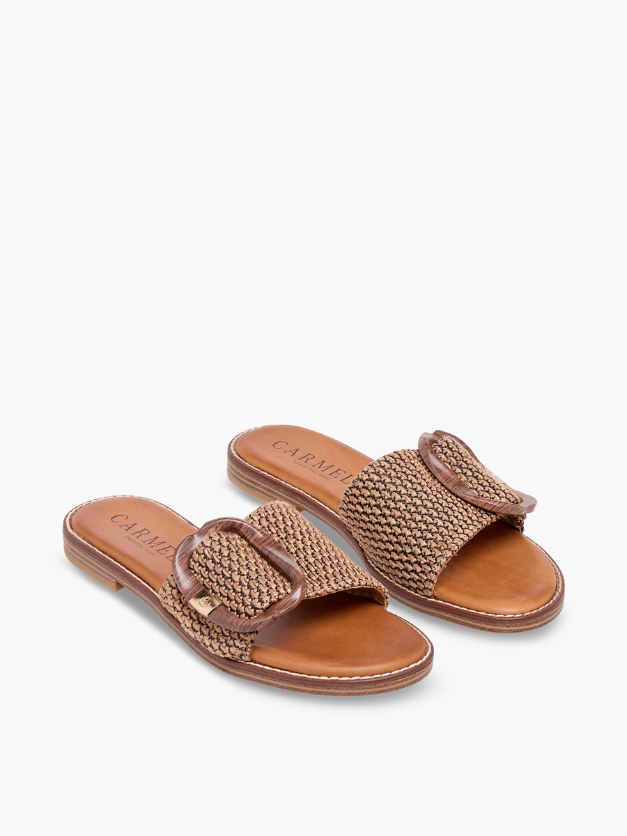 Women Textured Leather Sandals