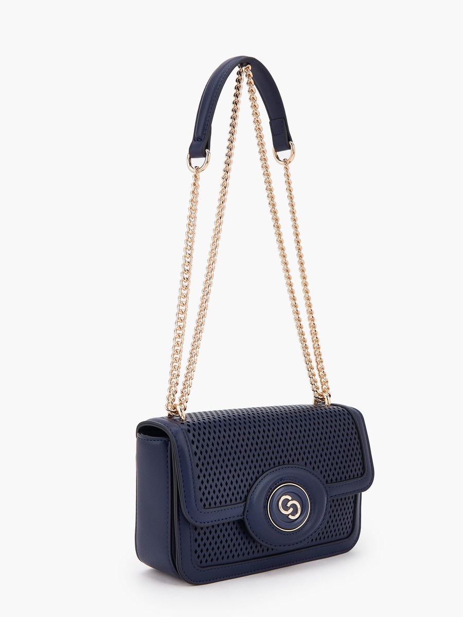 Cutout Design Crossbody Bag with Chain Strap