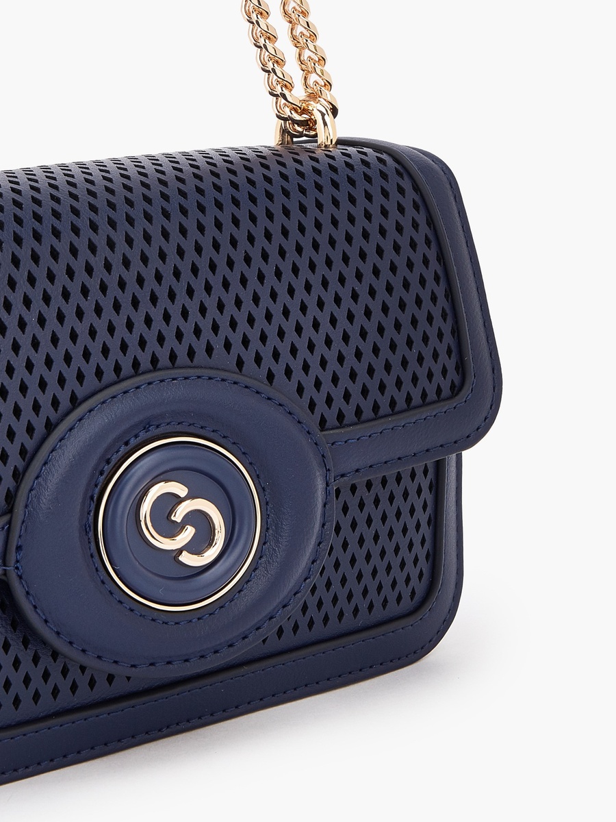 Cutout Design Crossbody Bag with Chain Strap