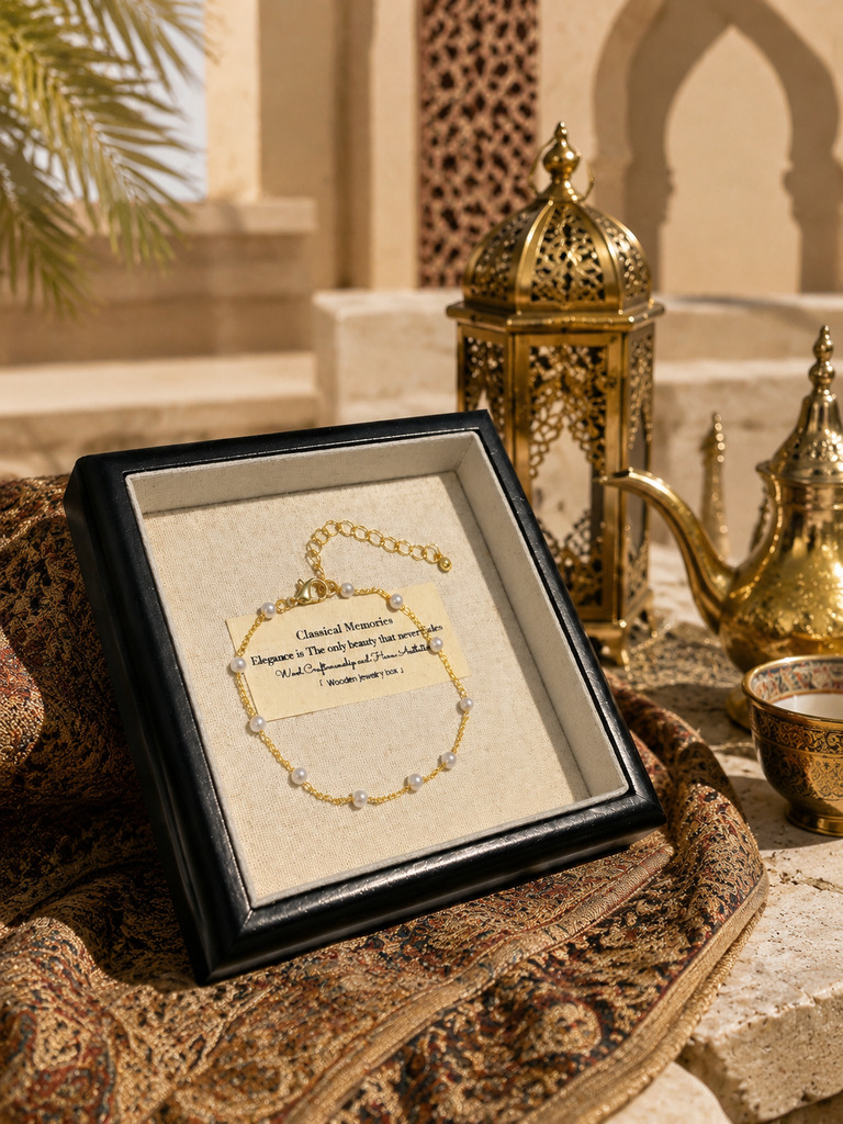 Golden Pearl Elegance Bracelet