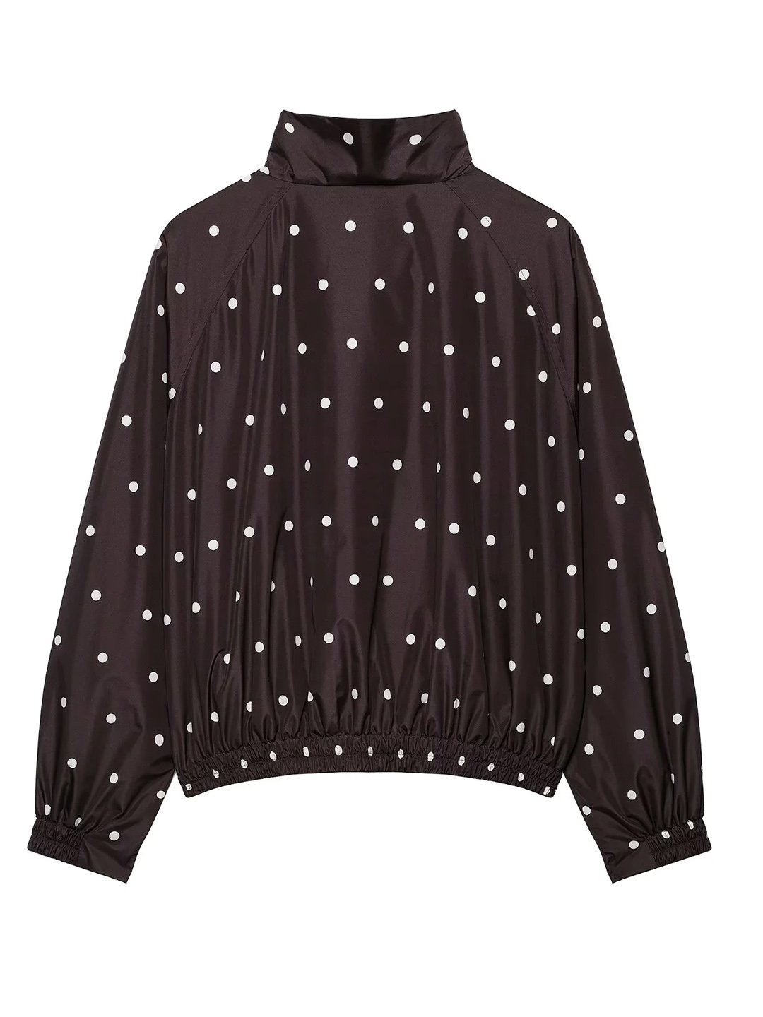 Coffee Brown Printed Regular Windbreaker